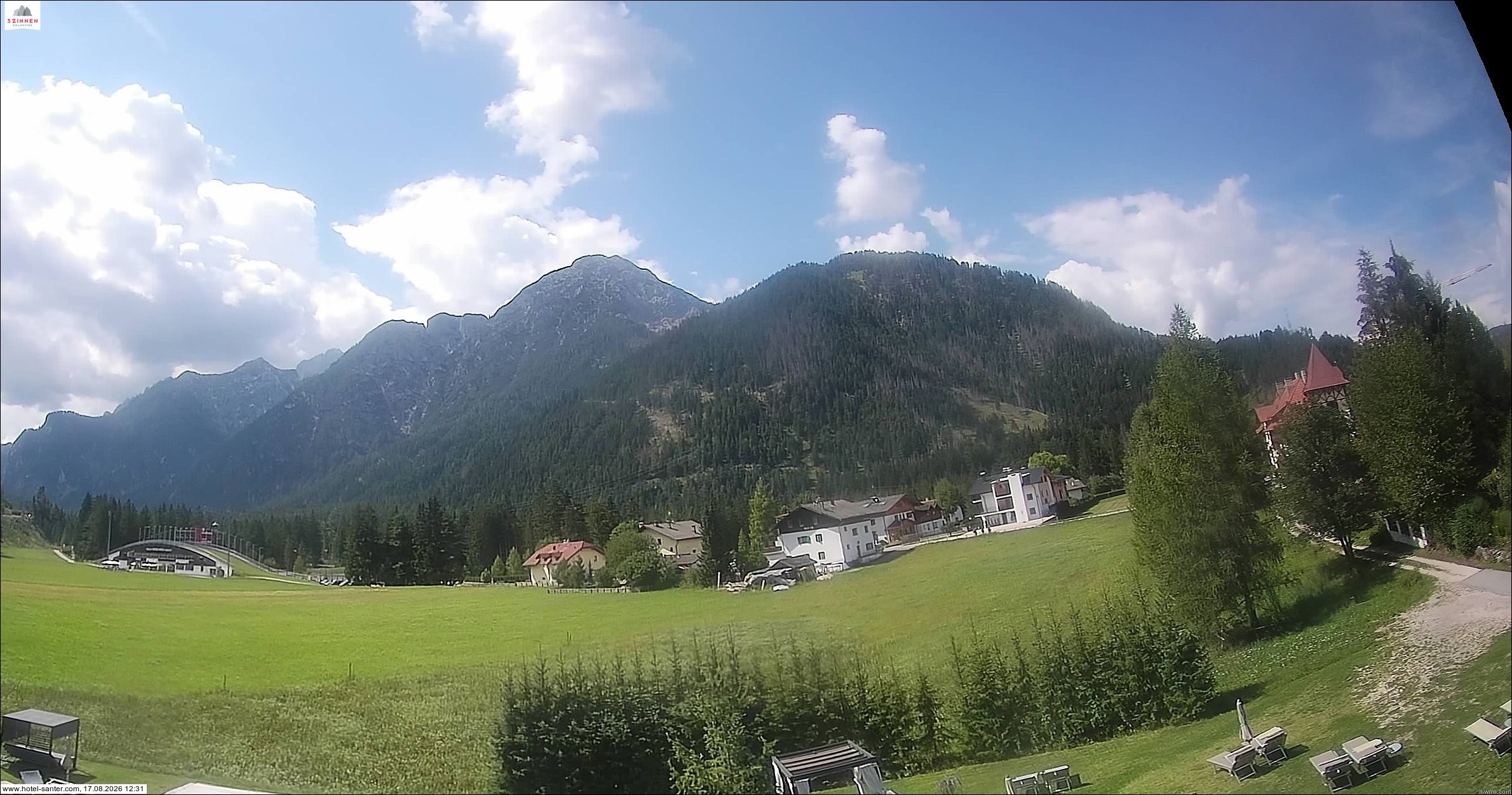 Archived image Webcam Hotel Santer in Toblach