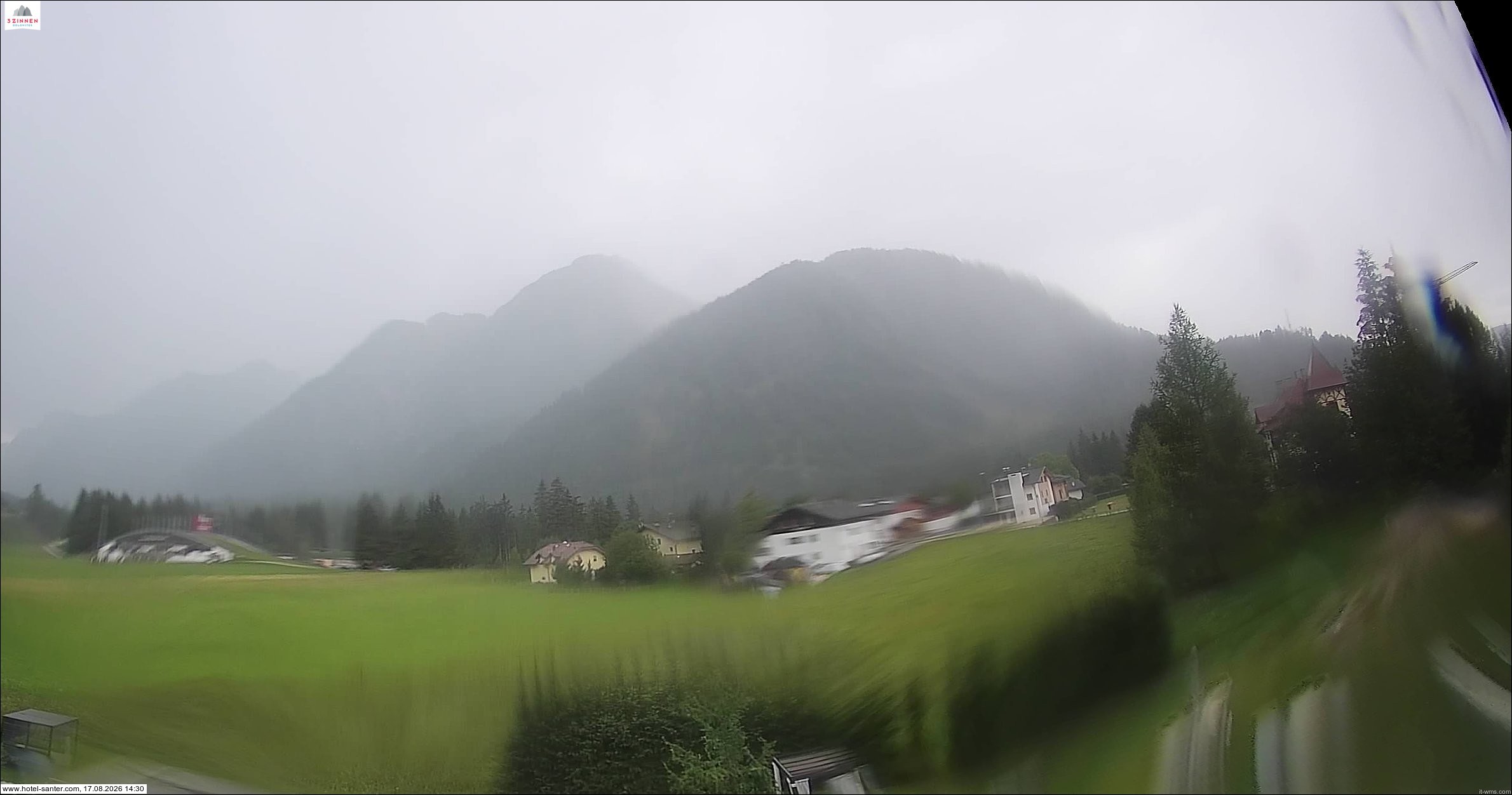 Archived image Webcam Hotel Santer in Toblach
