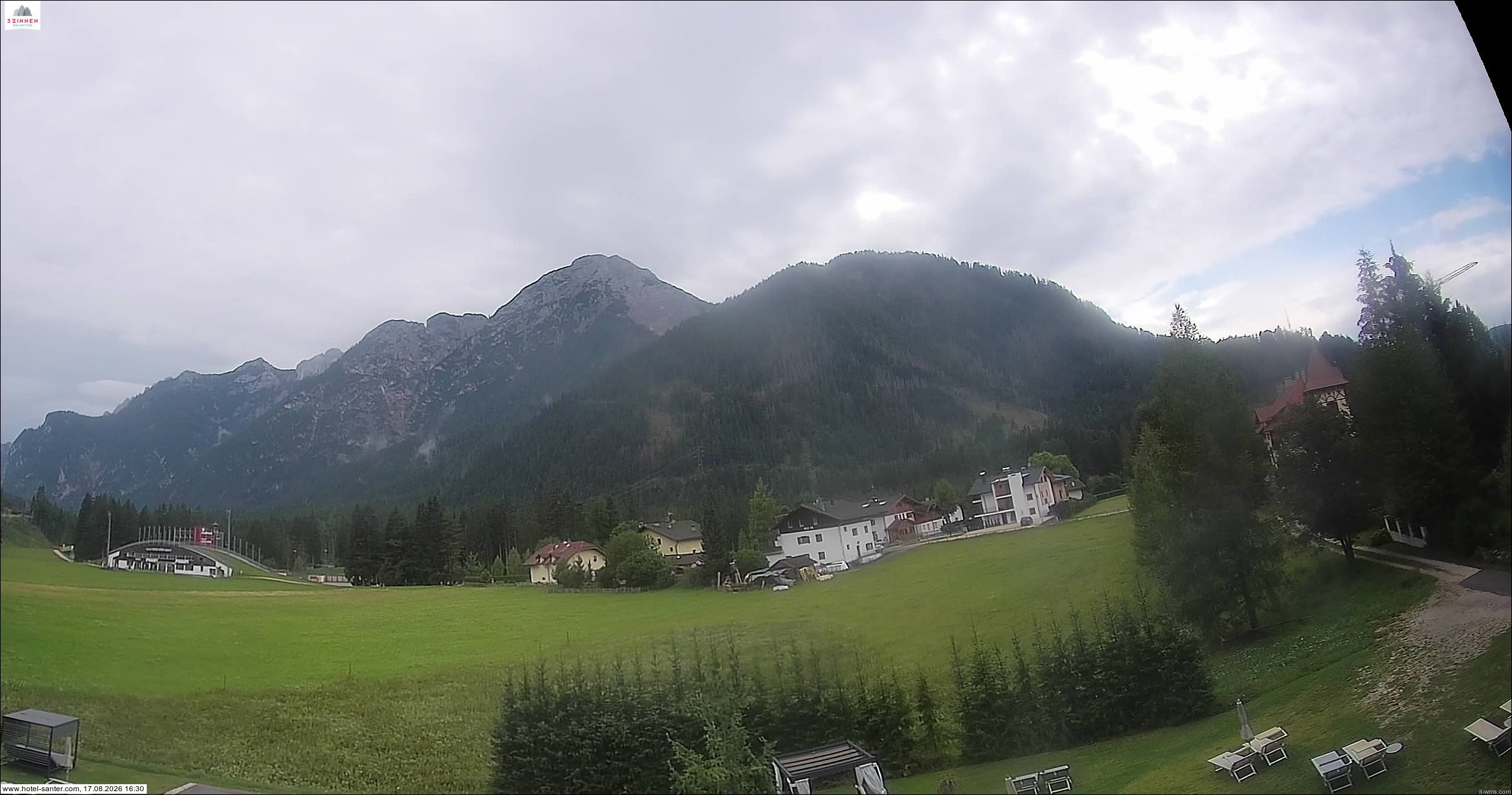 Archived image Webcam Hotel Santer in Toblach