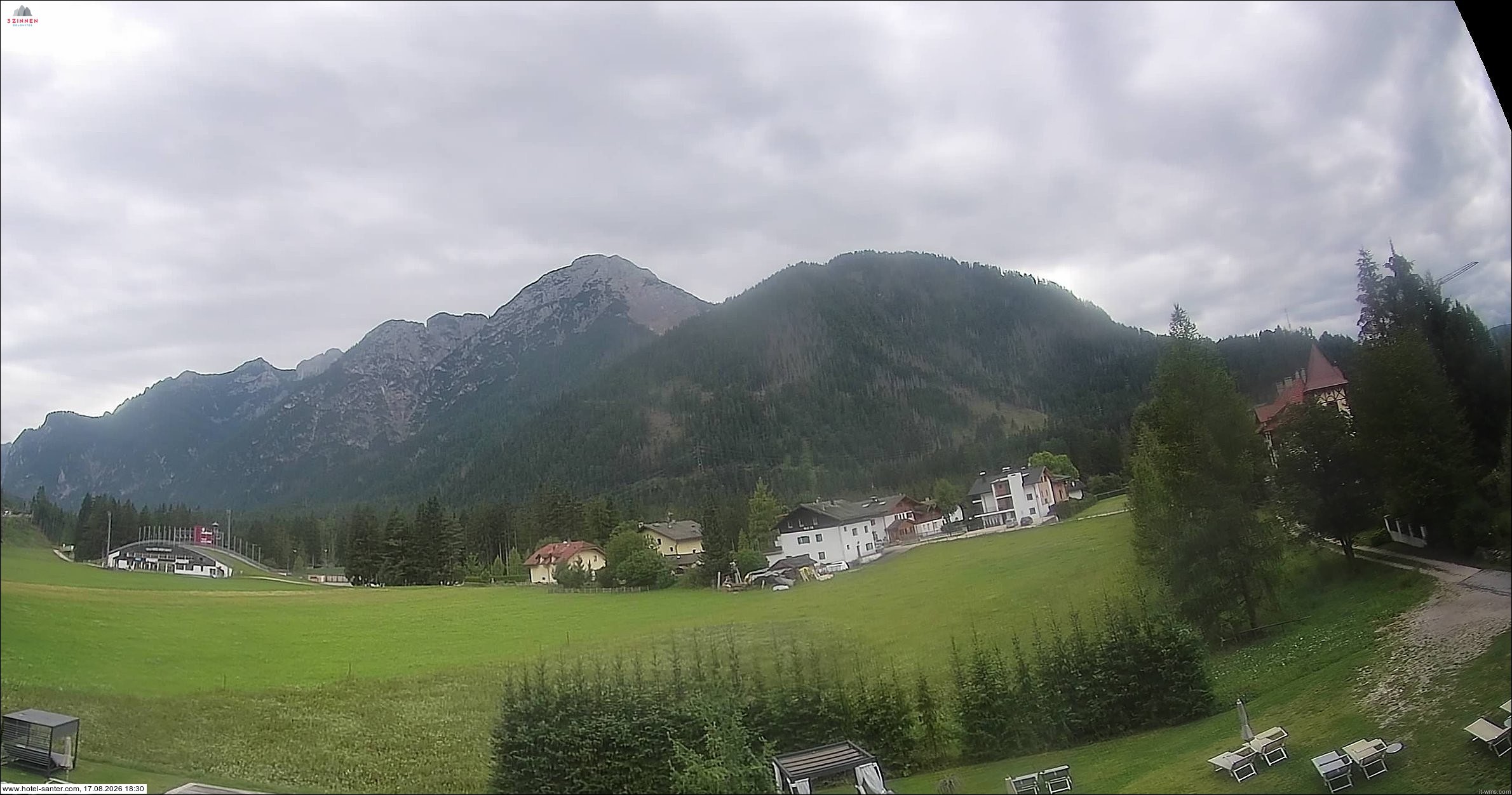 Archived image Webcam Hotel Santer in Toblach