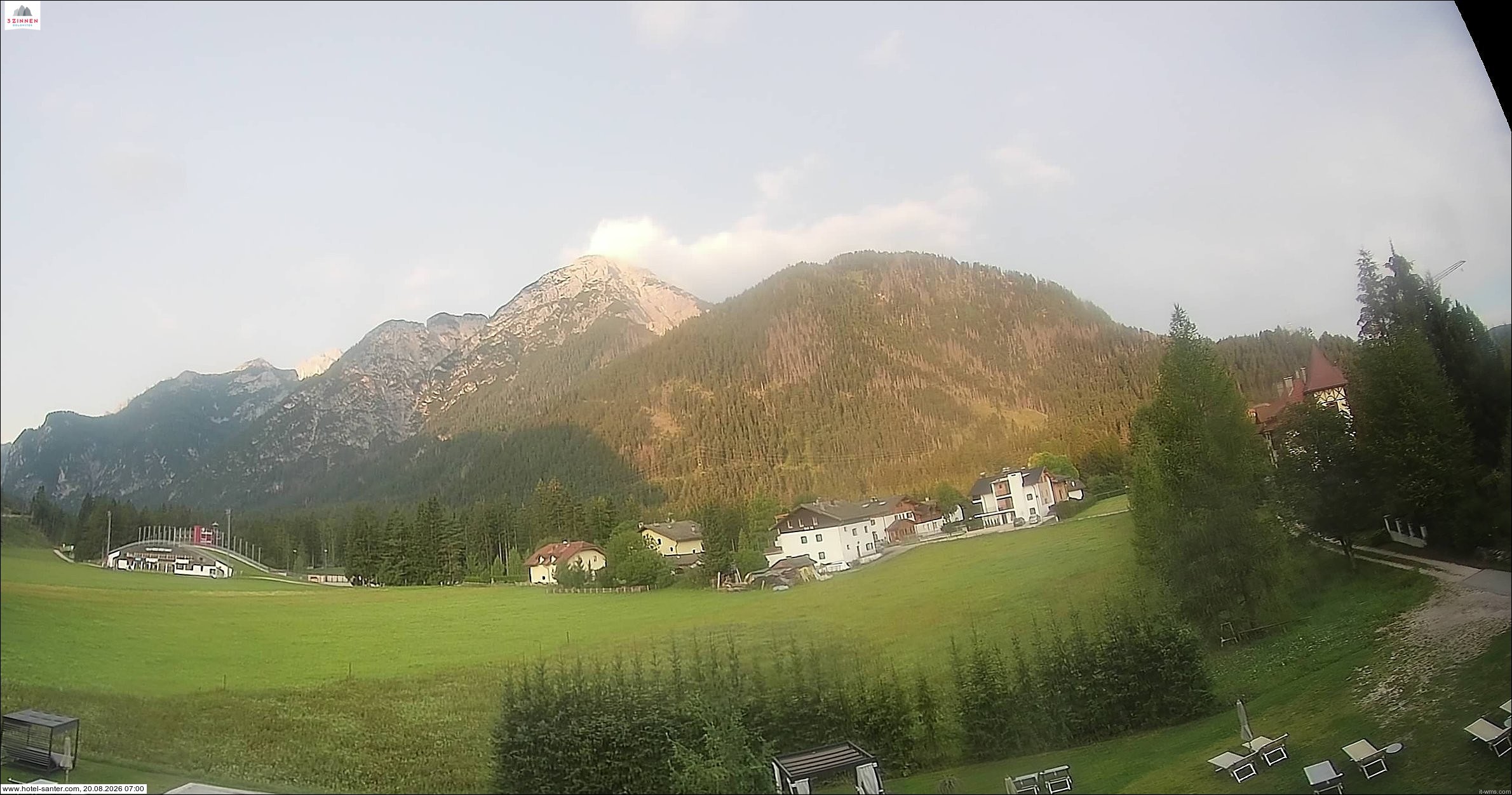Archiv Foto Webcam Hotel Santer in Toblach