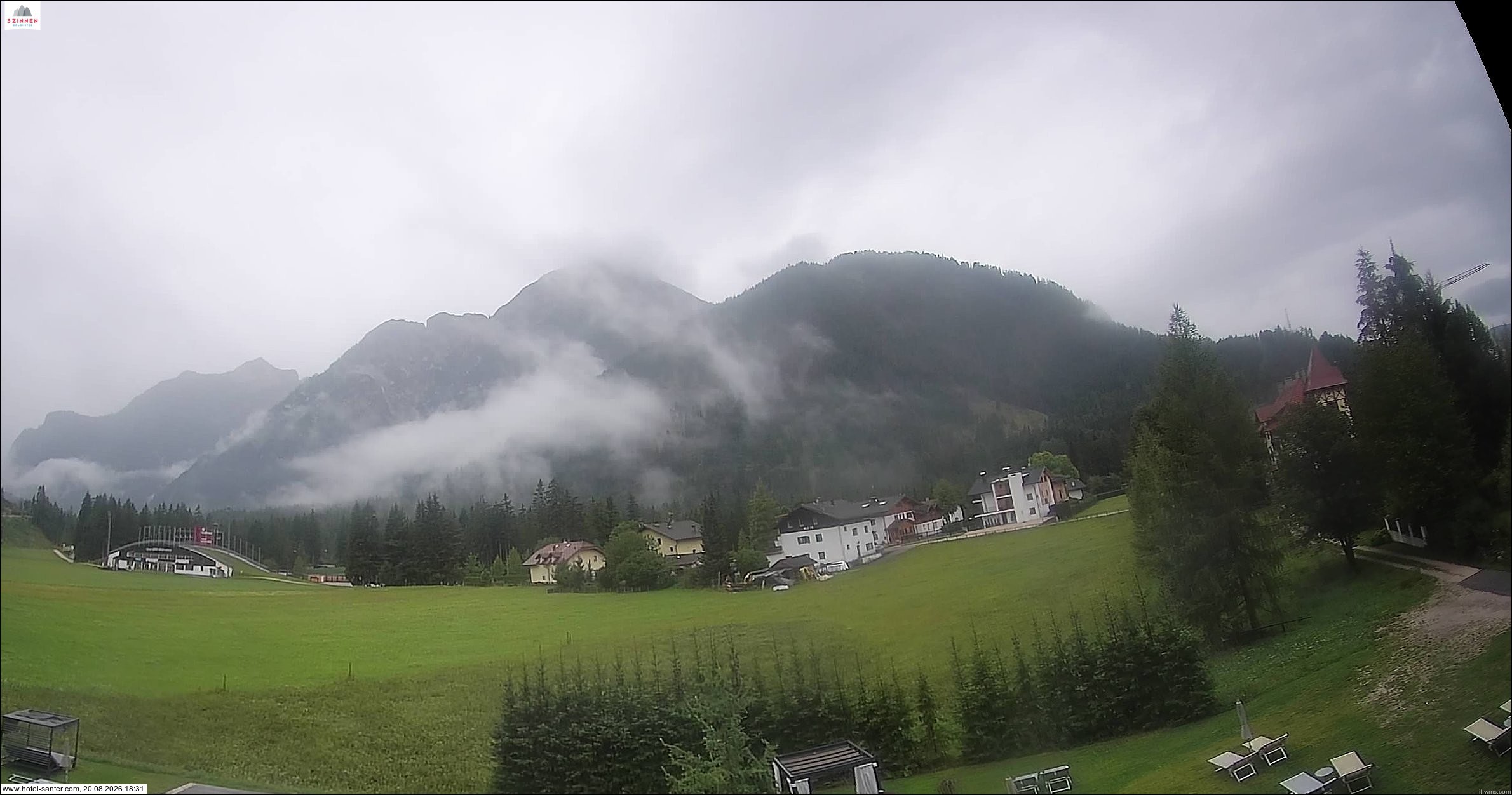 Archiv Foto Webcam Hotel Santer in Toblach