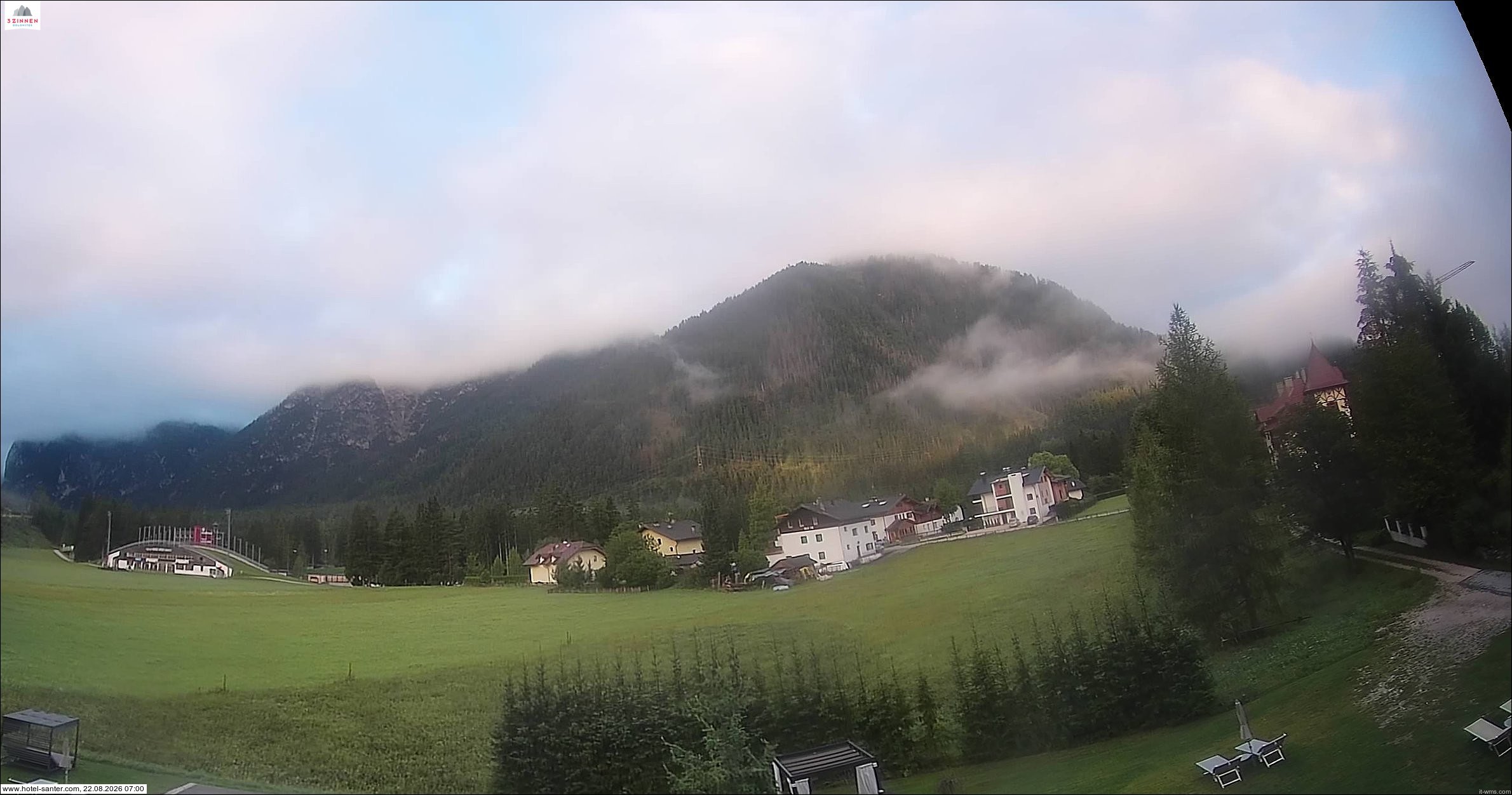 Archiv Foto Webcam Hotel Santer in Toblach