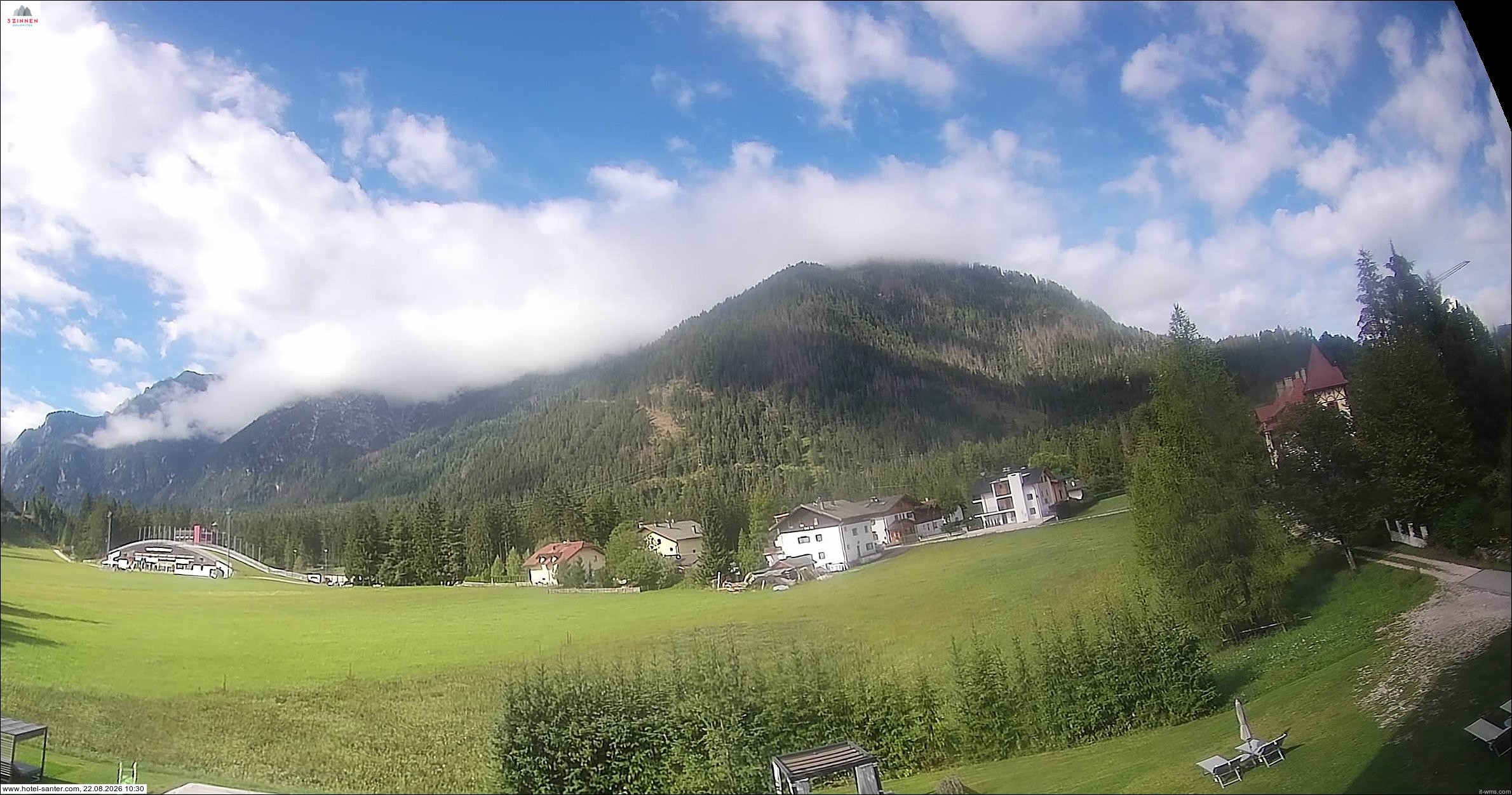 Archiv Foto Webcam Hotel Santer in Toblach
