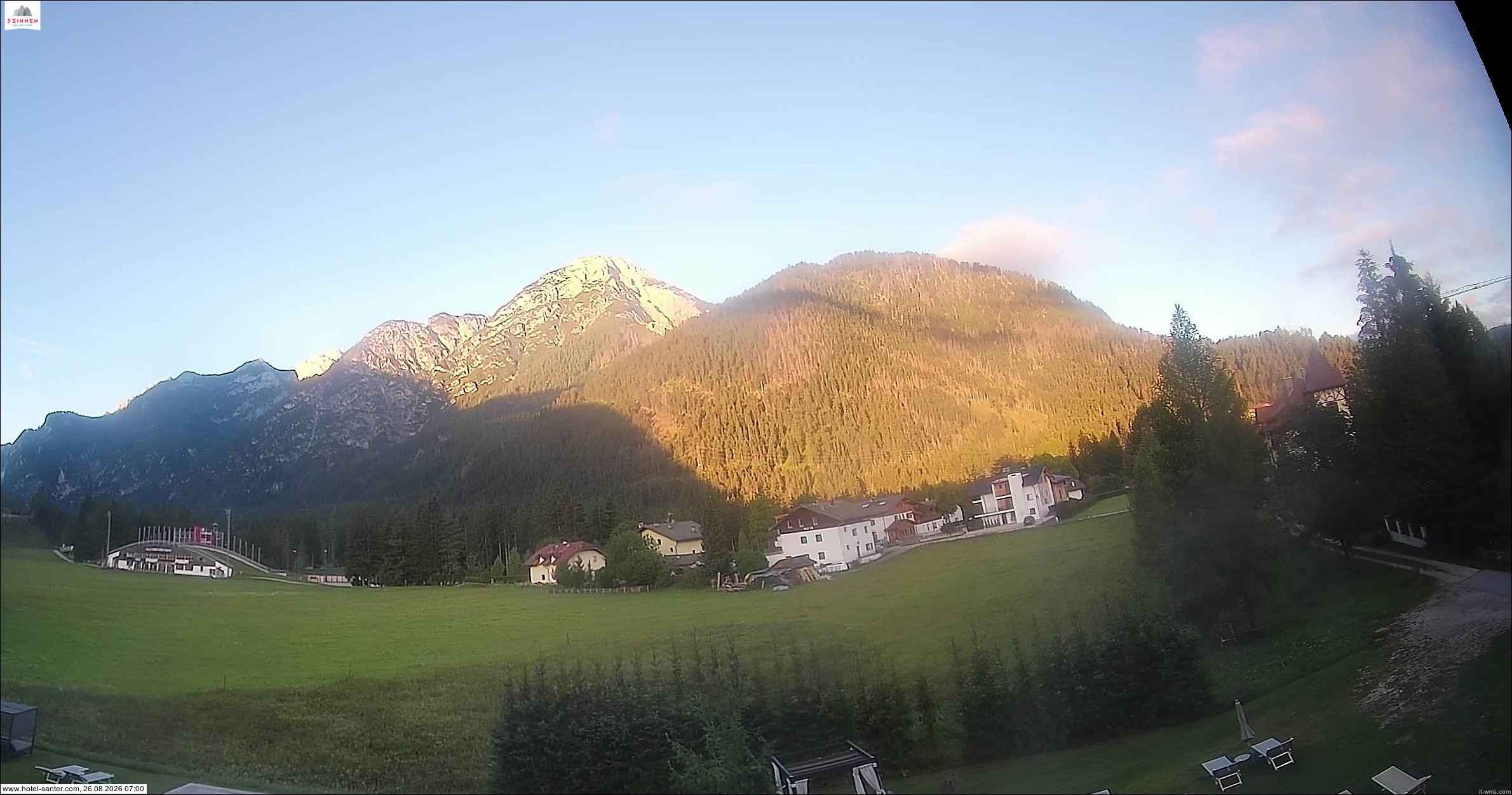 Archiv Foto Webcam Hotel Santer in Toblach