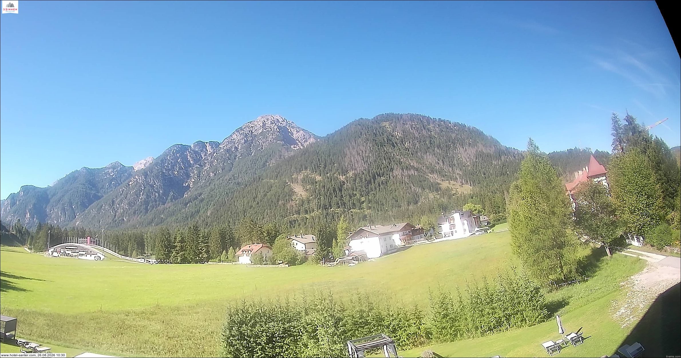 Archiv Foto Webcam Hotel Santer in Toblach