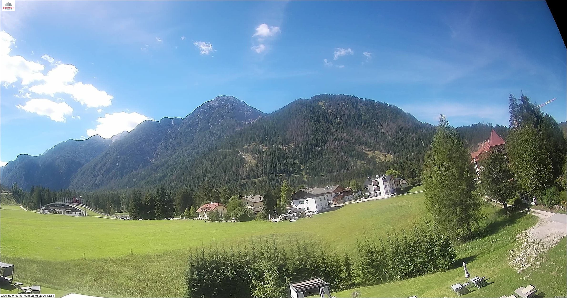 Archiv Foto Webcam Hotel Santer in Toblach
