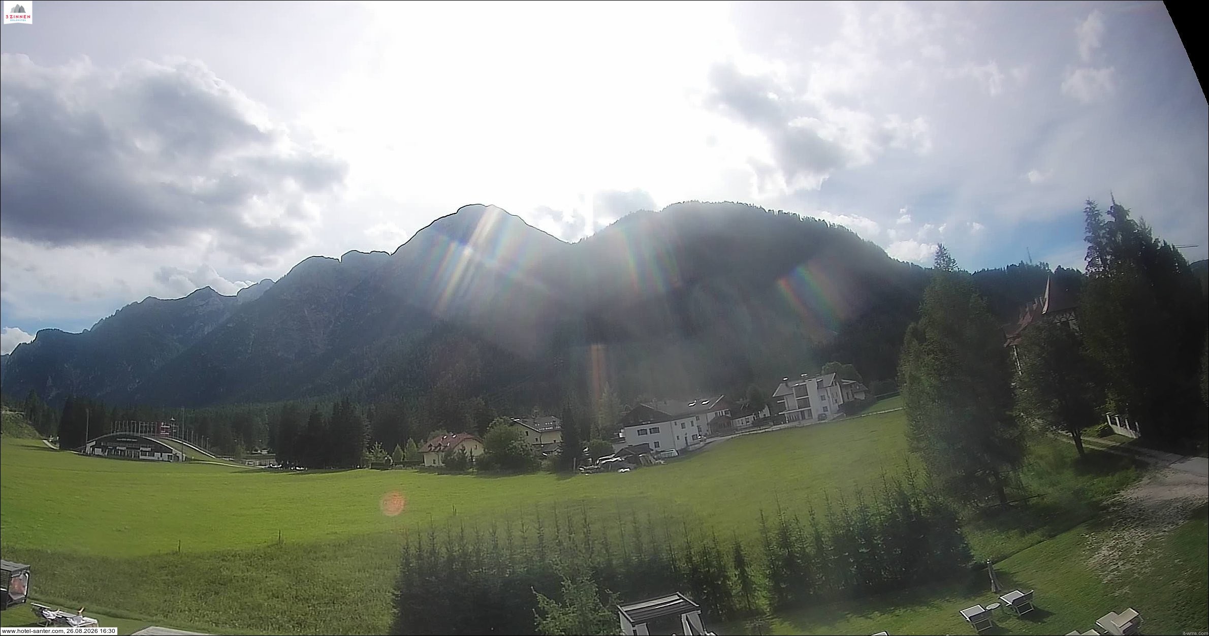 Archiv Foto Webcam Hotel Santer in Toblach