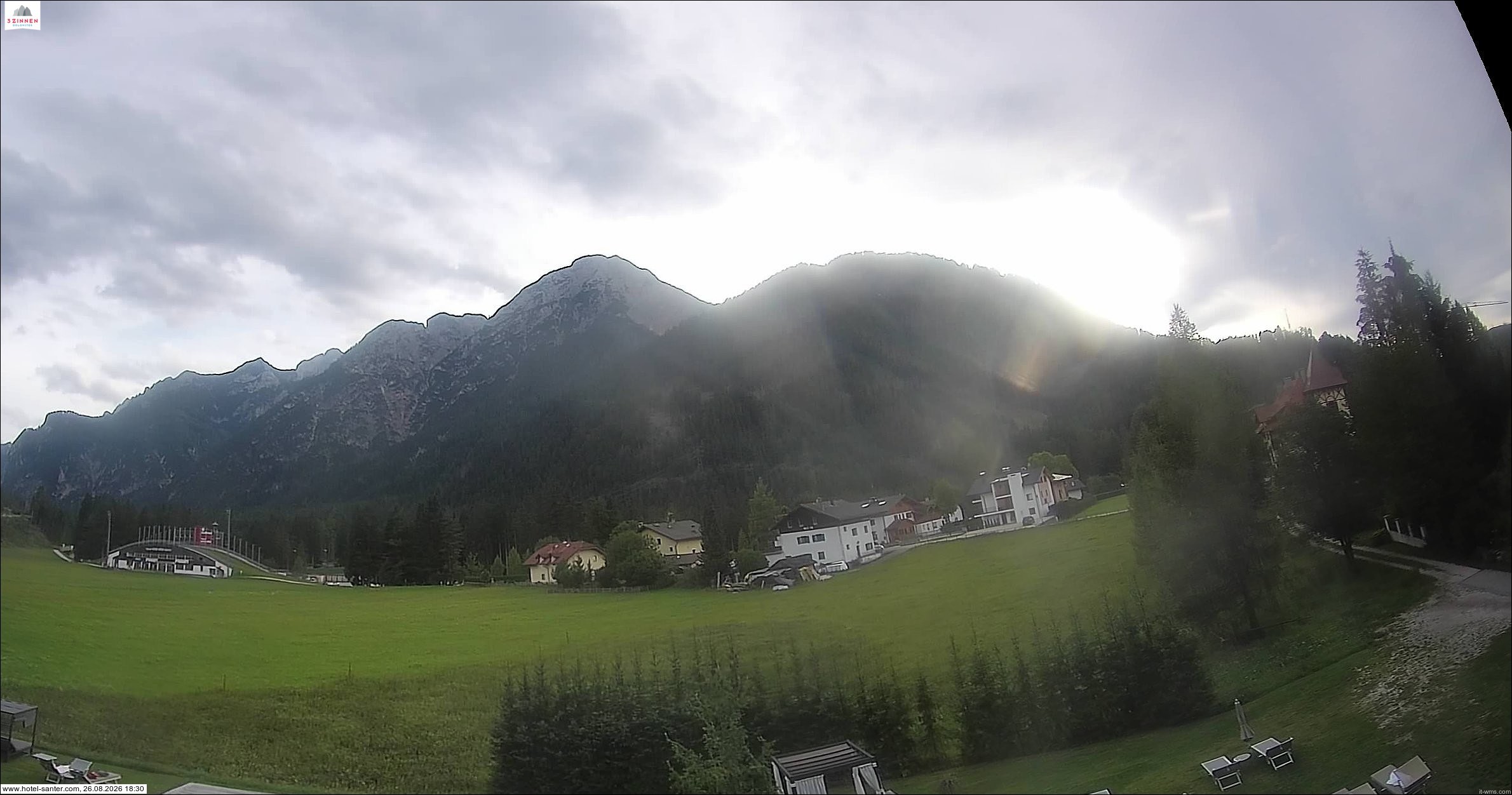 Archiv Foto Webcam Hotel Santer in Toblach