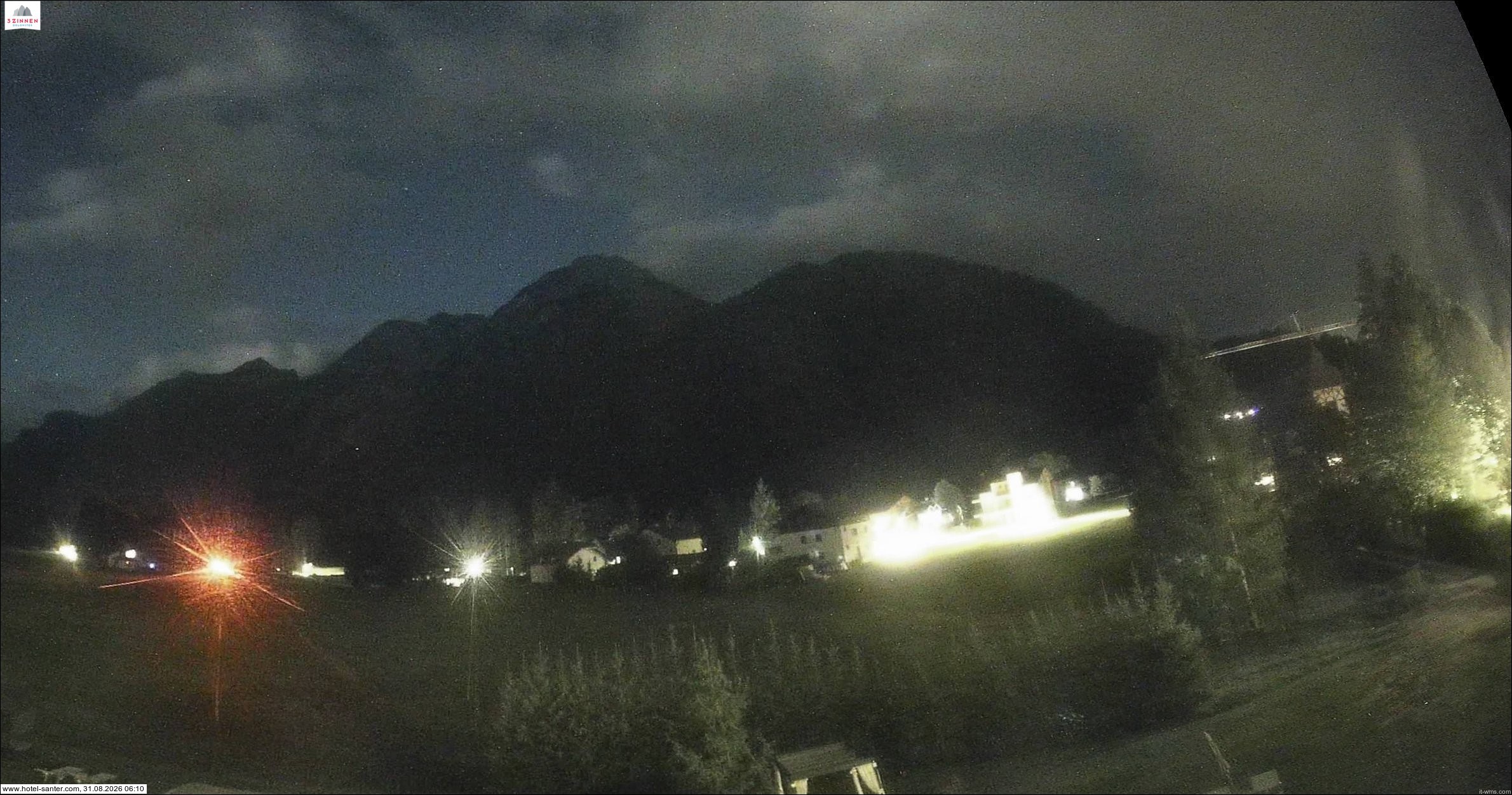 Archived image Webcam Hotel Santer in Toblach