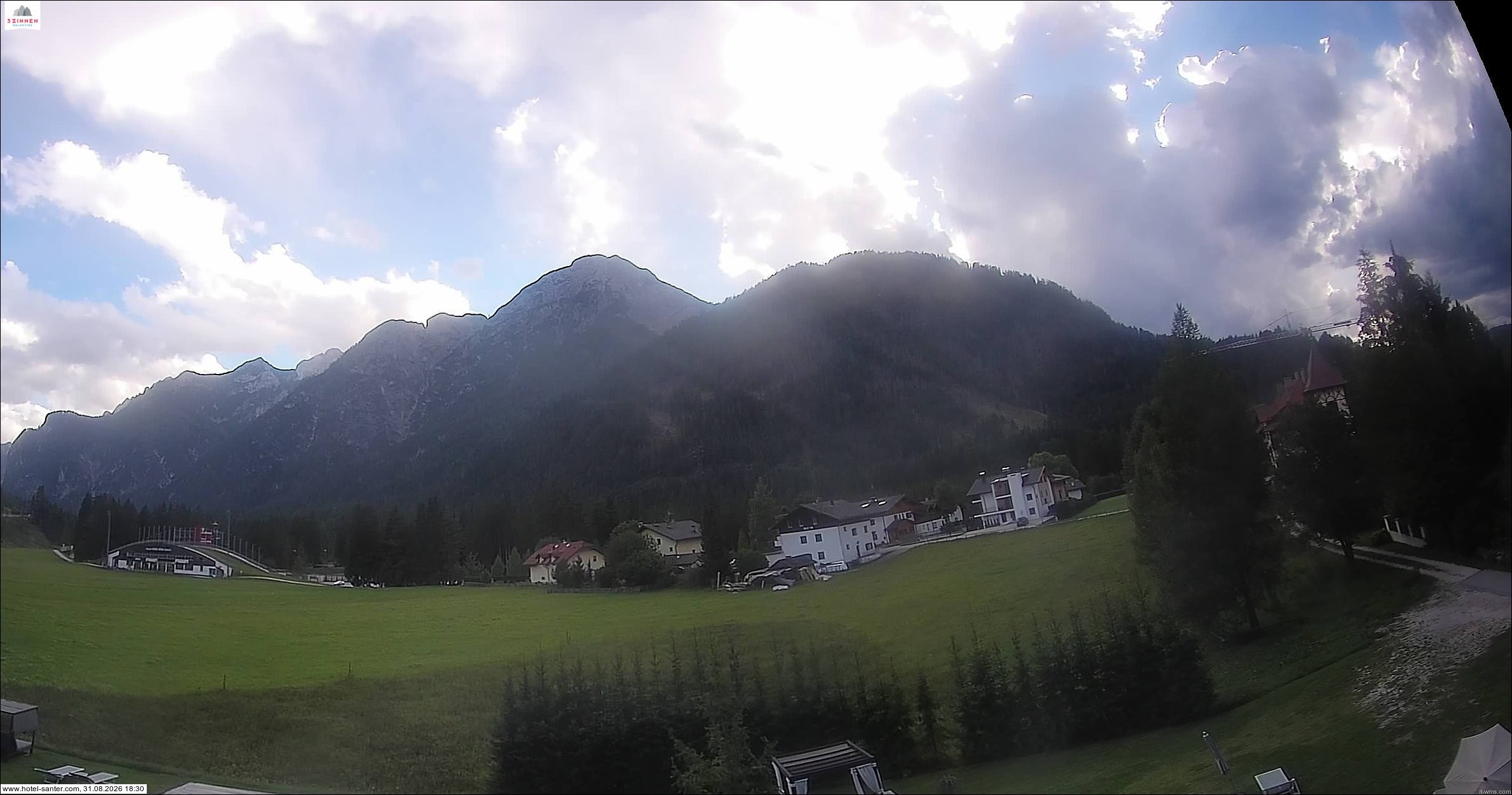 Archived image Webcam Hotel Santer in Toblach
