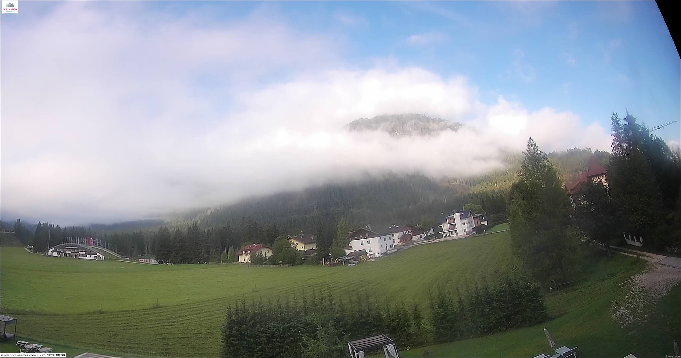 Archiv Foto Webcam Hotel Santer in Toblach