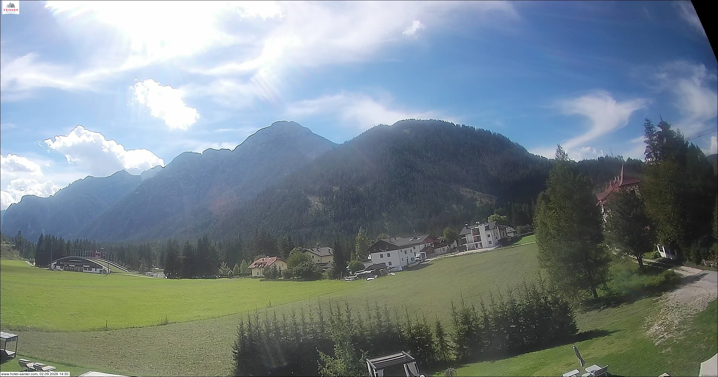 Archiv Foto Webcam Hotel Santer in Toblach