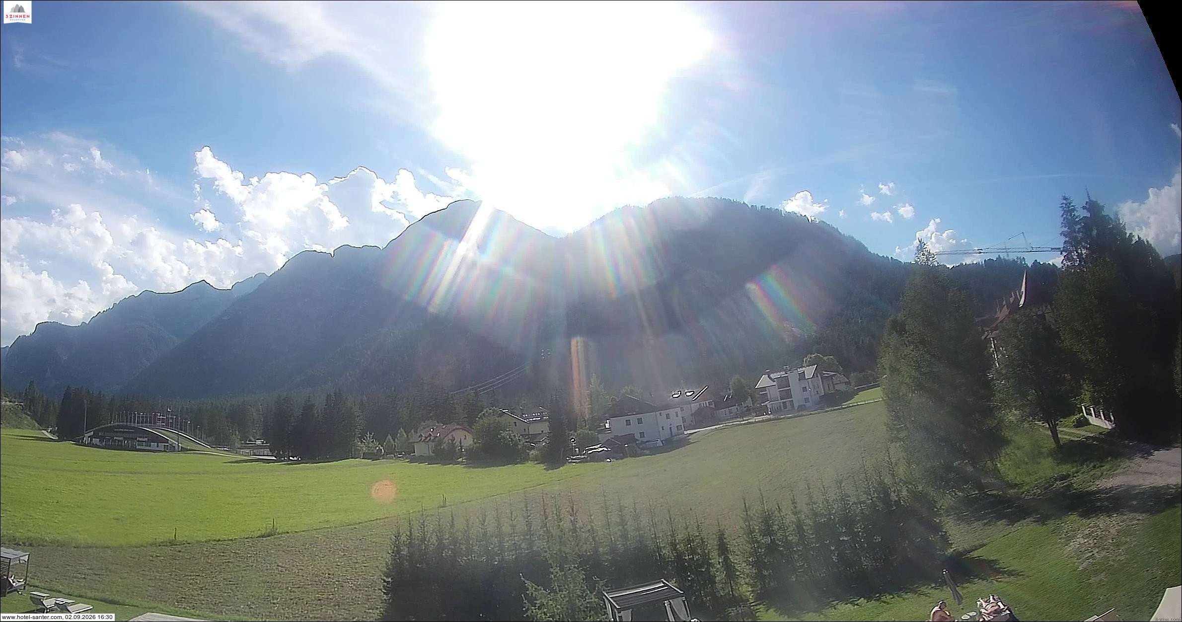 Archiv Foto Webcam Hotel Santer in Toblach