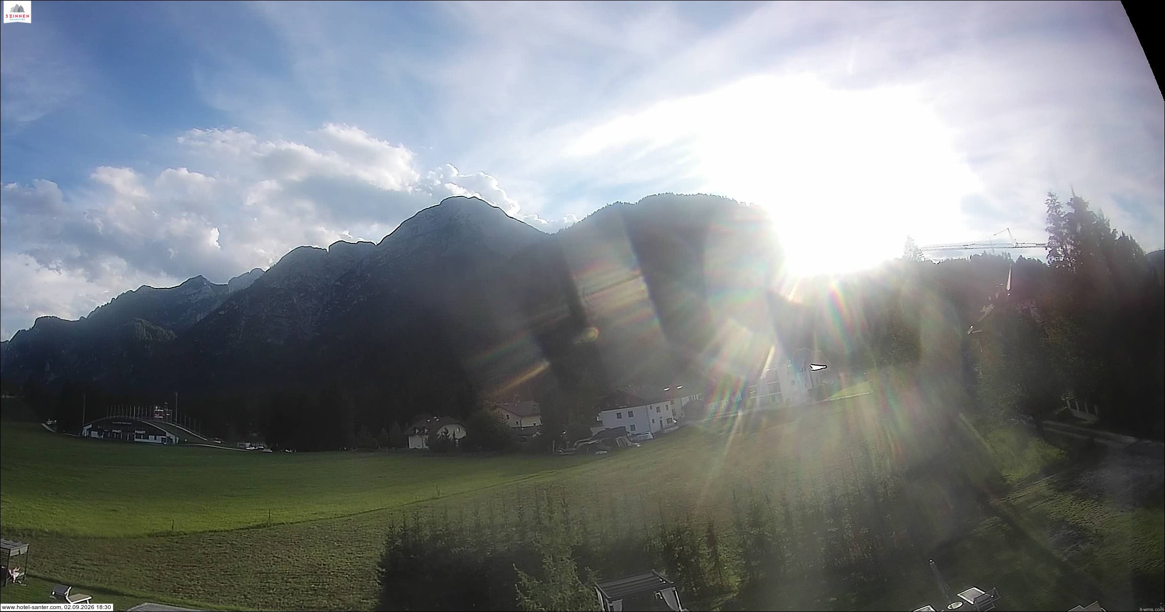 Archiv Foto Webcam Hotel Santer in Toblach