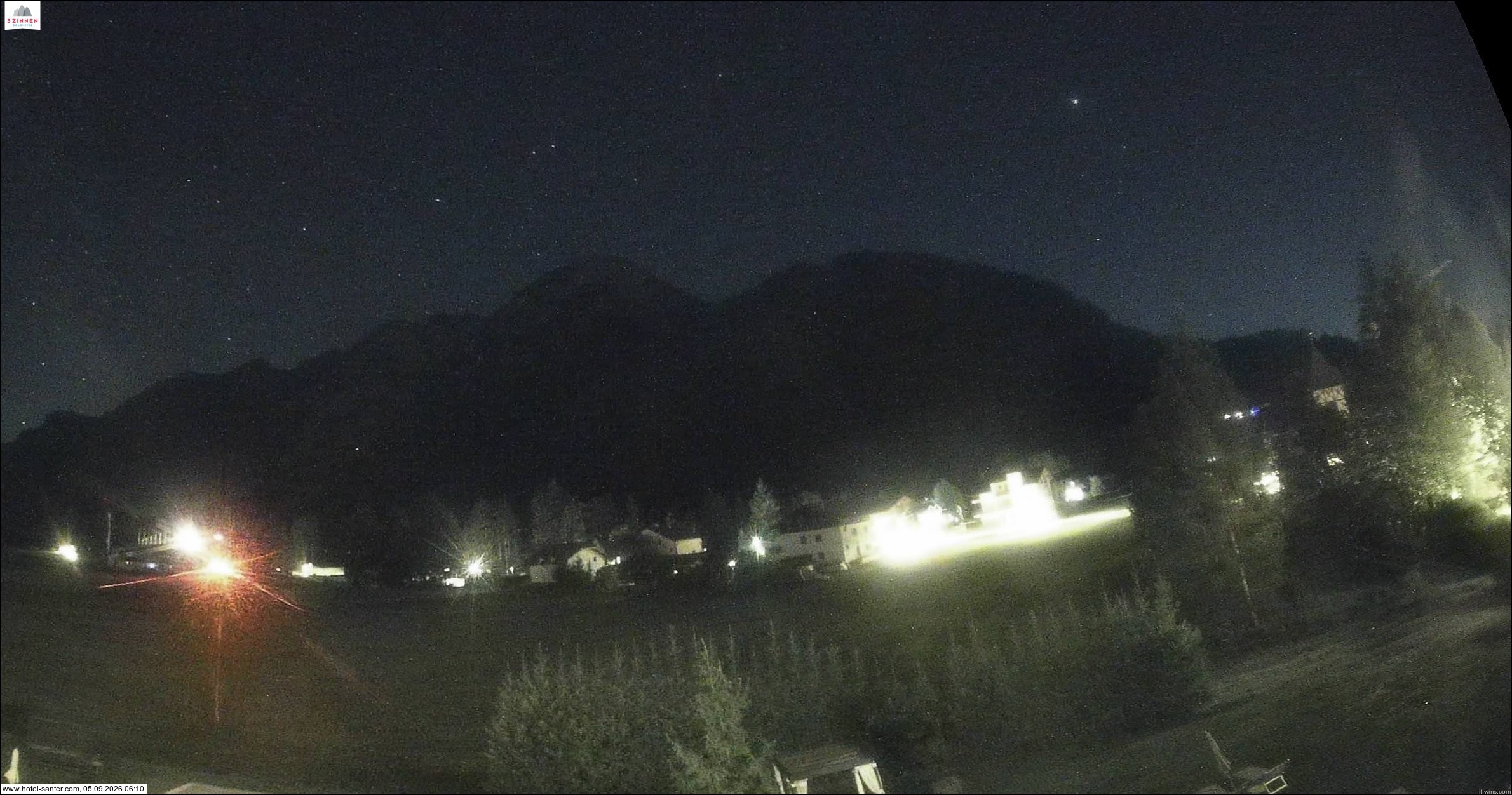 Archived image Webcam Hotel Santer in Toblach