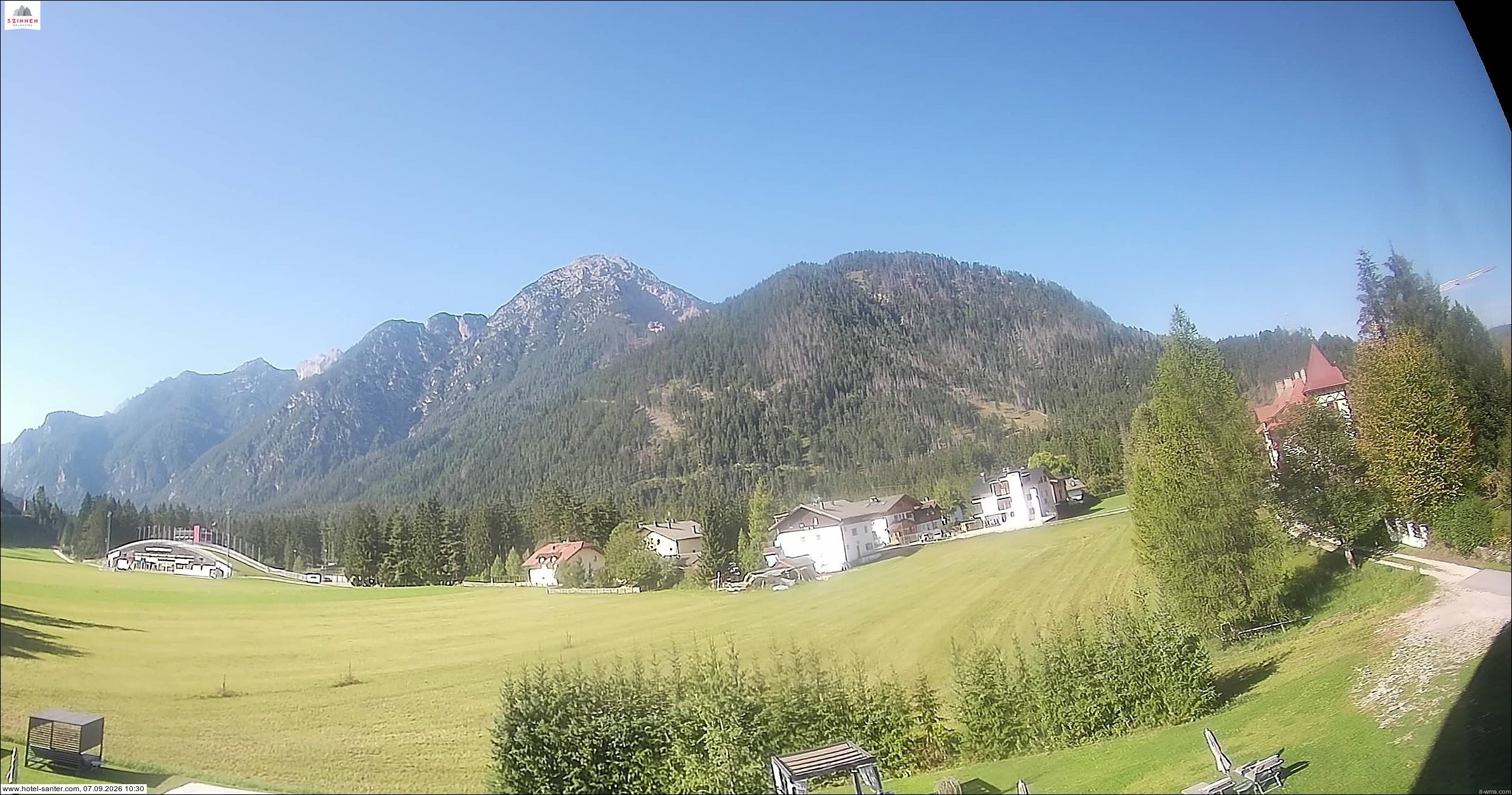 Archiv Foto Webcam Hotel Santer in Toblach