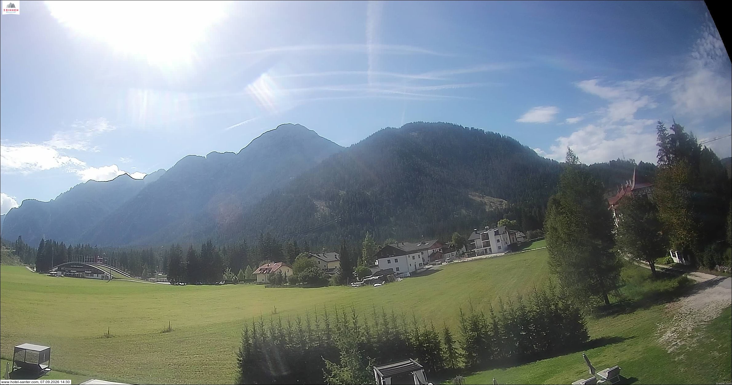 Archiv Foto Webcam Hotel Santer in Toblach