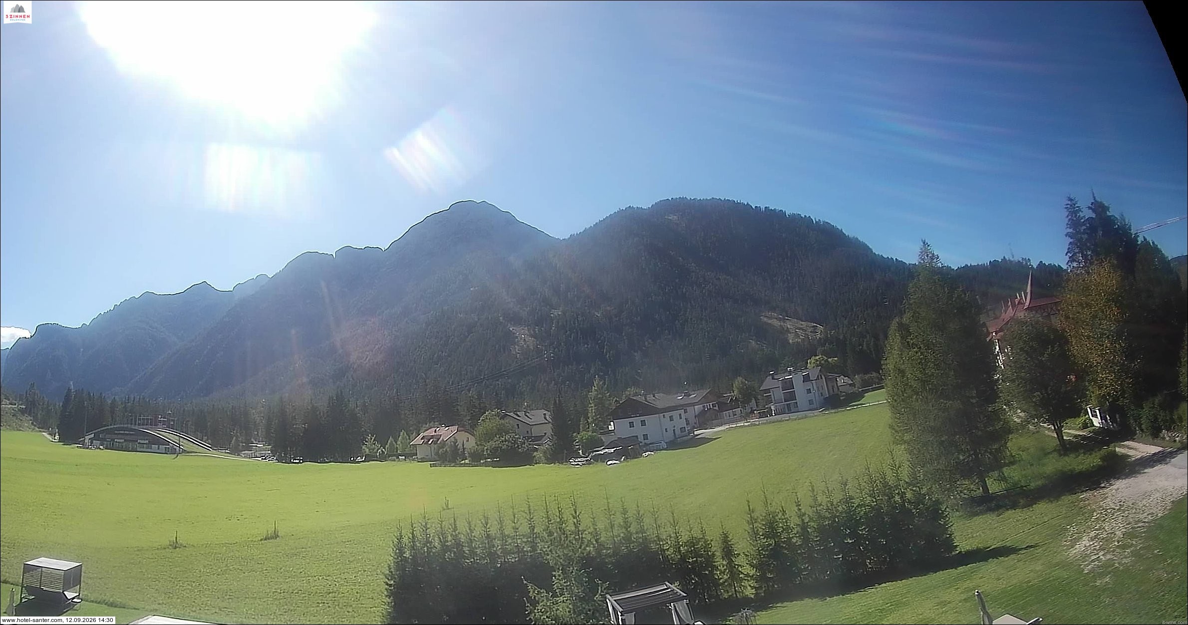 Archiv Foto Webcam Hotel Santer in Toblach