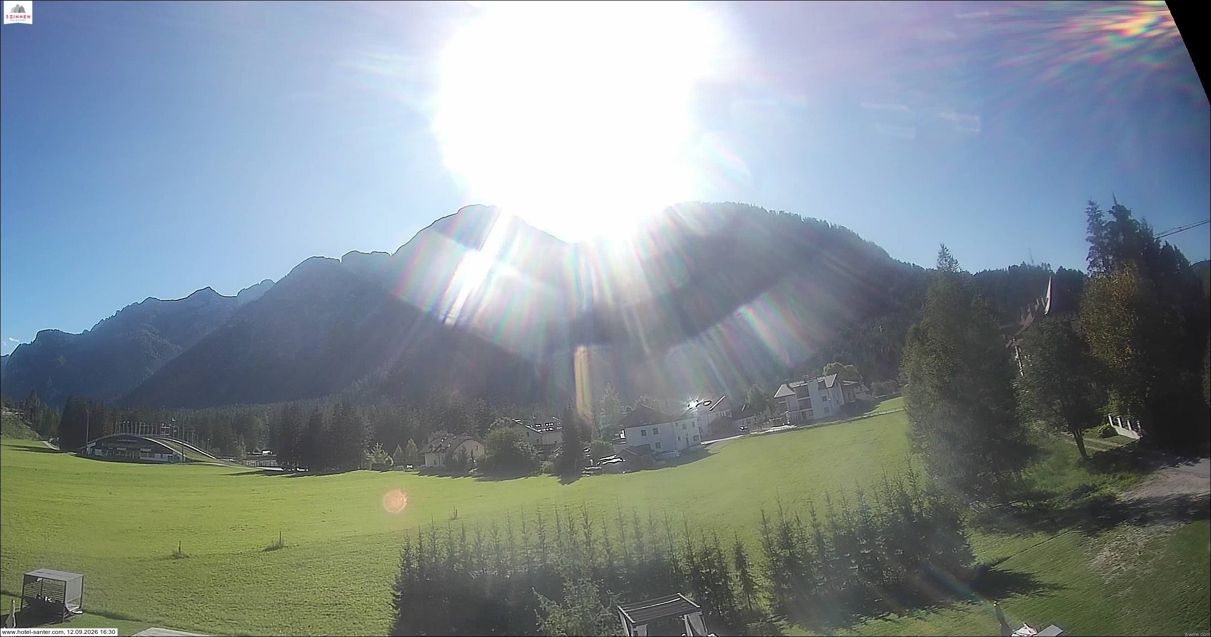 Archiv Foto Webcam Hotel Santer in Toblach