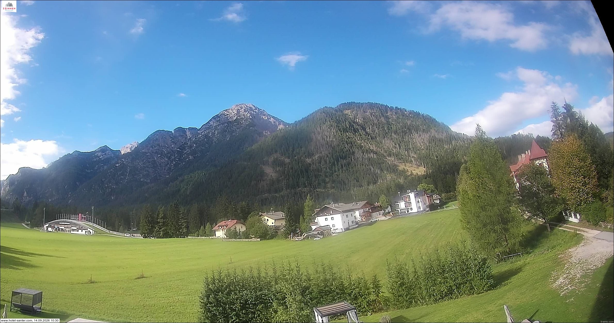 Archiv Foto Webcam Hotel Santer in Toblach