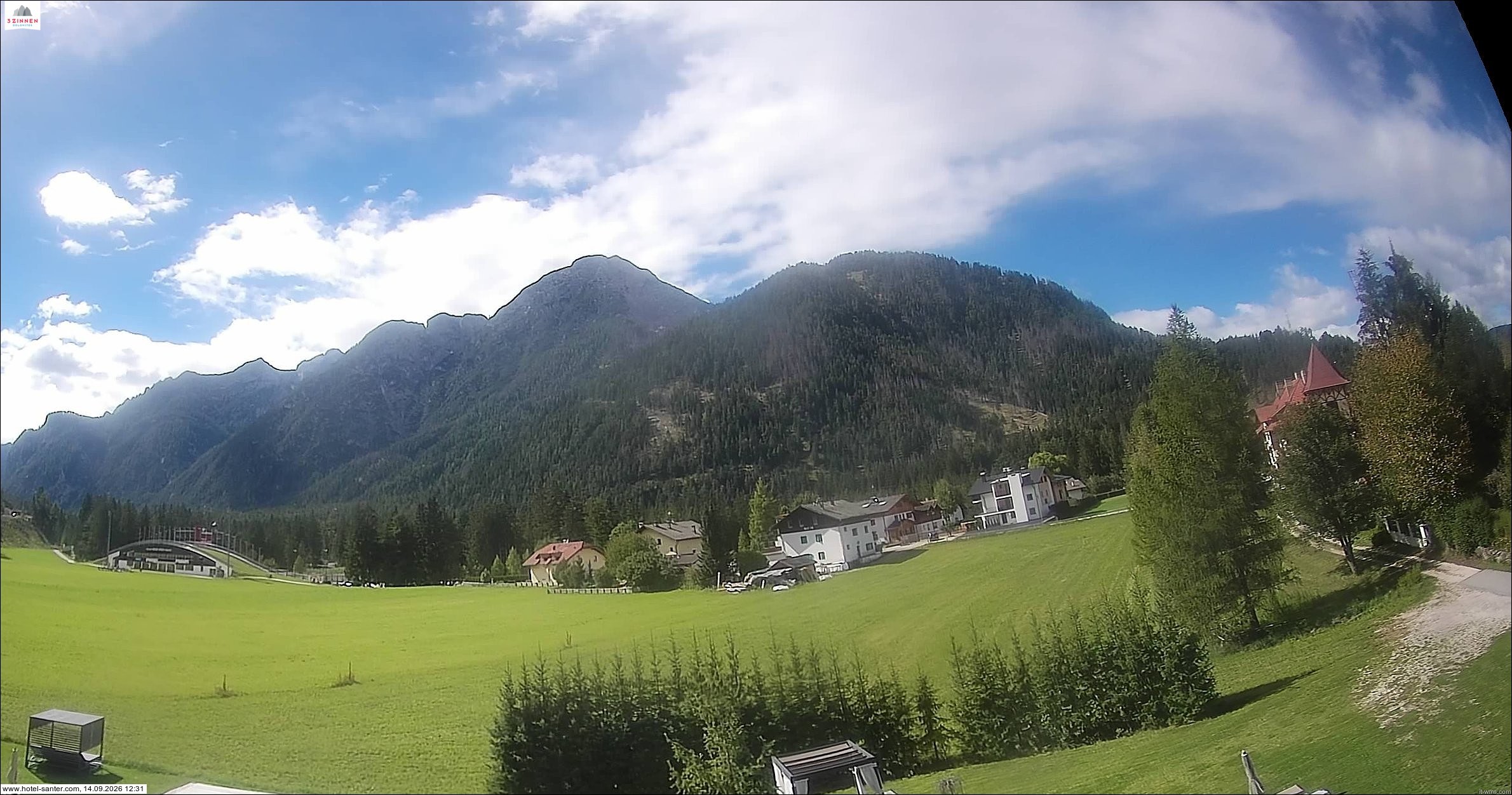 Archiv Foto Webcam Hotel Santer in Toblach