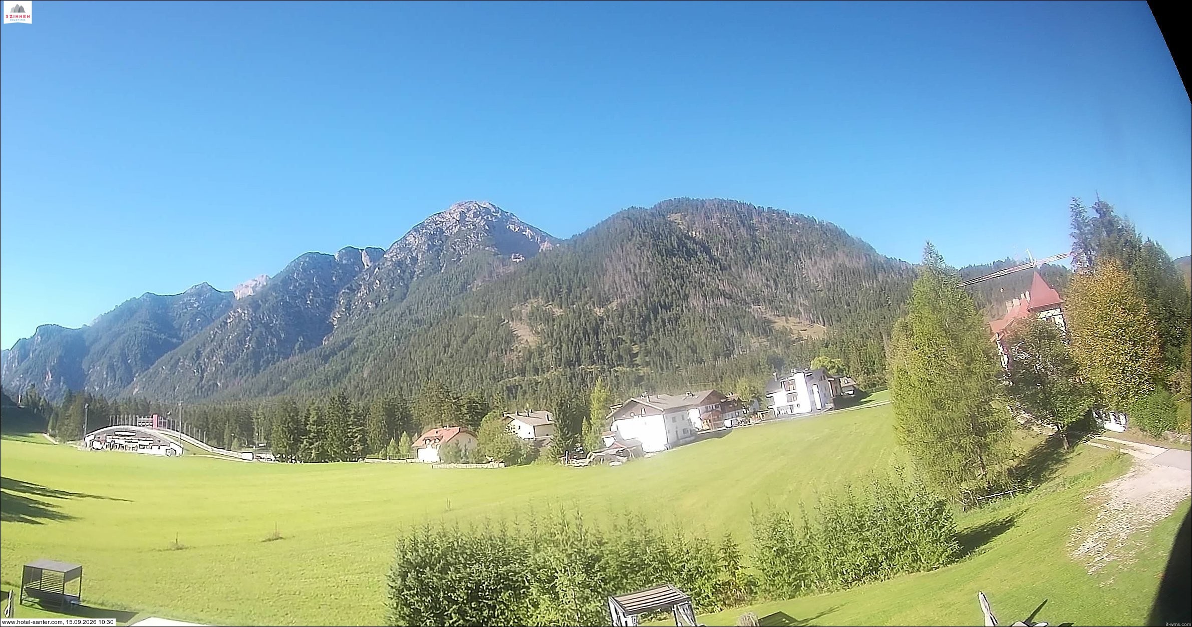 Archiv Foto Webcam Hotel Santer in Toblach