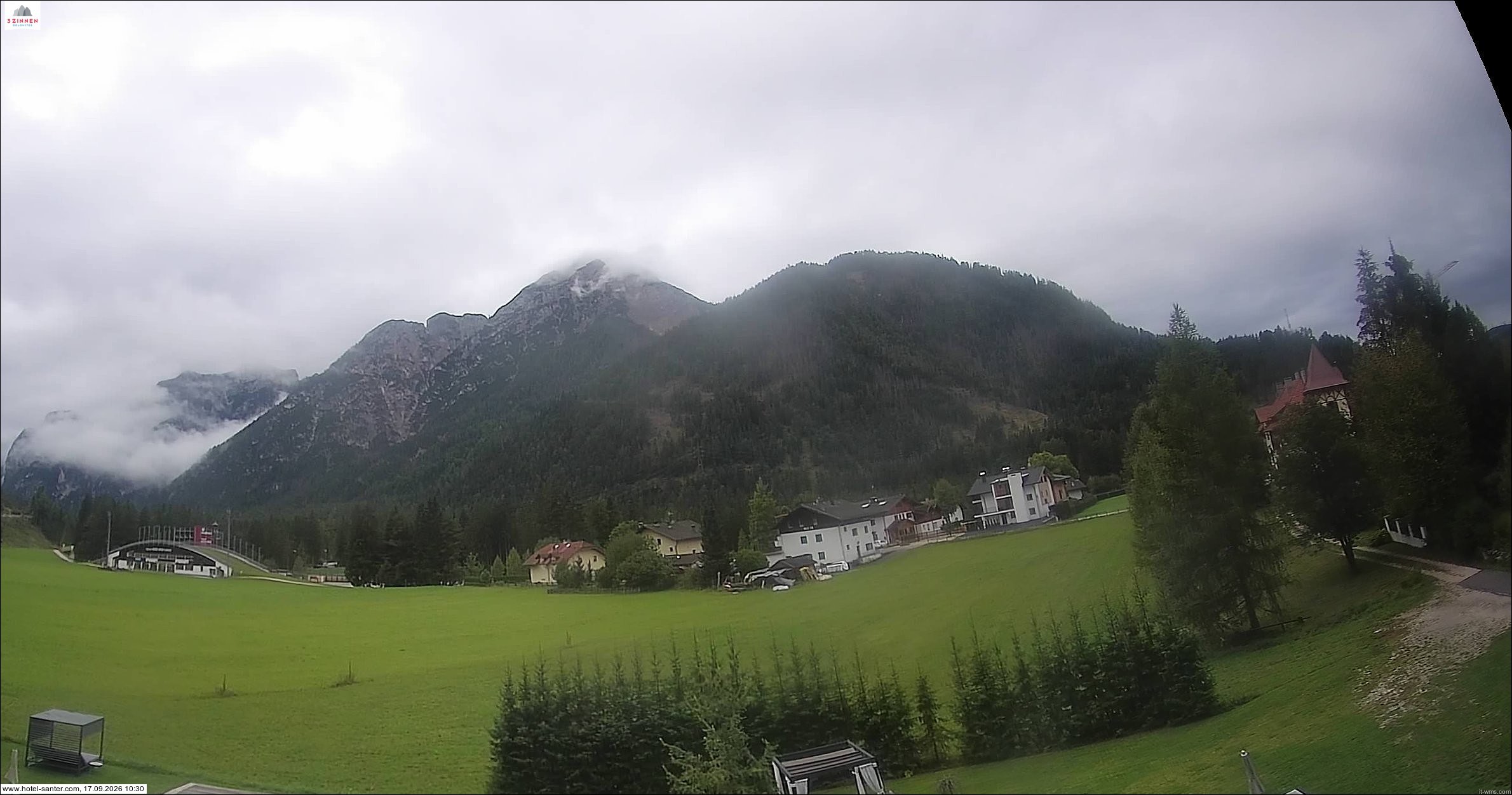 Archiv Foto Webcam Hotel Santer in Toblach