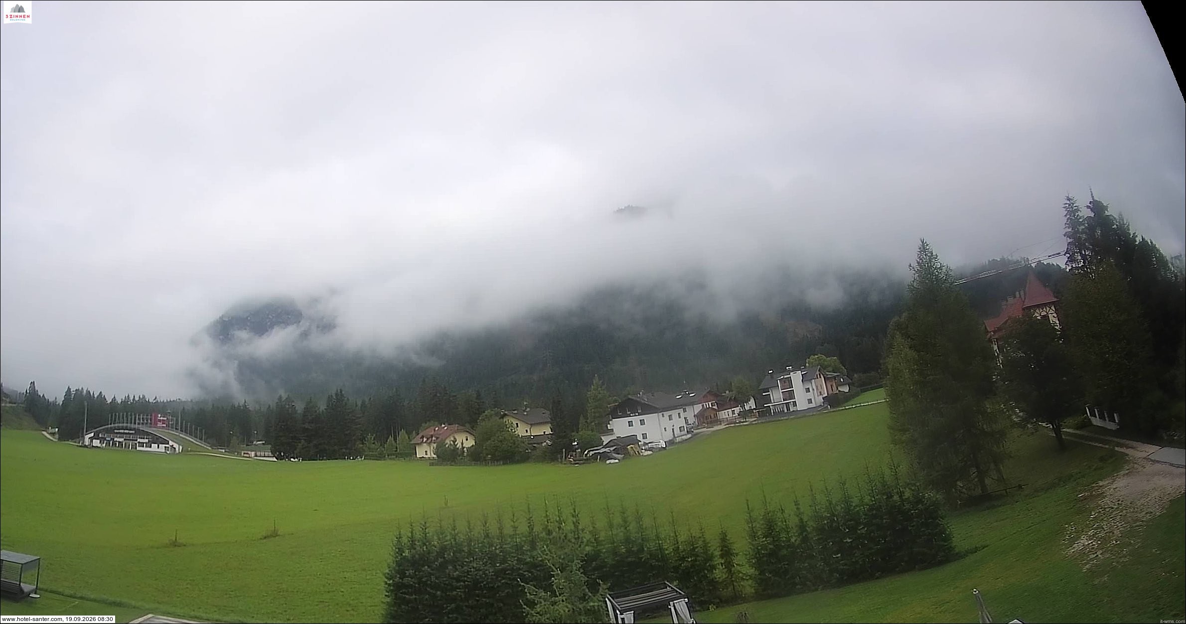 Archiv Foto Webcam Hotel Santer in Toblach