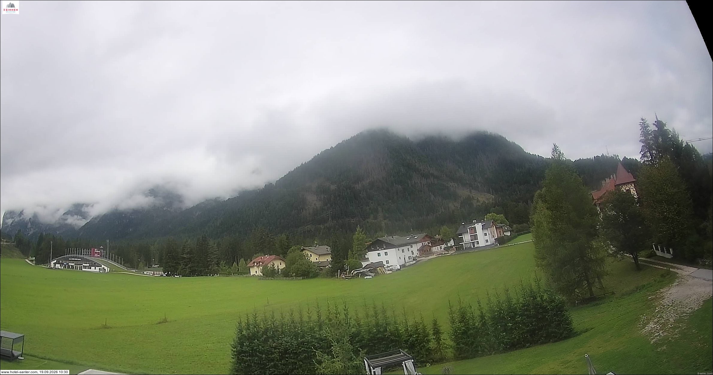 Archiv Foto Webcam Hotel Santer in Toblach