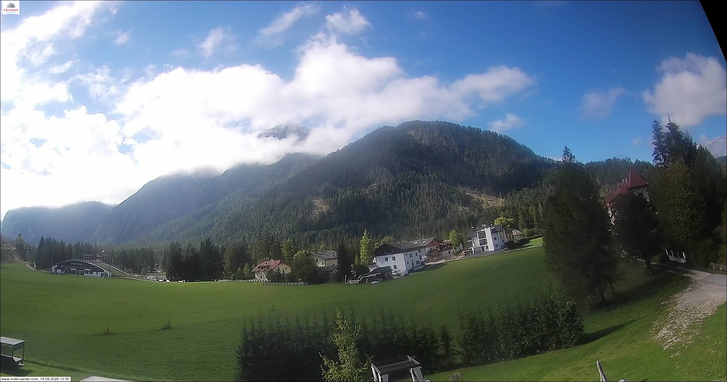 Archiv Foto Webcam Hotel Santer in Toblach