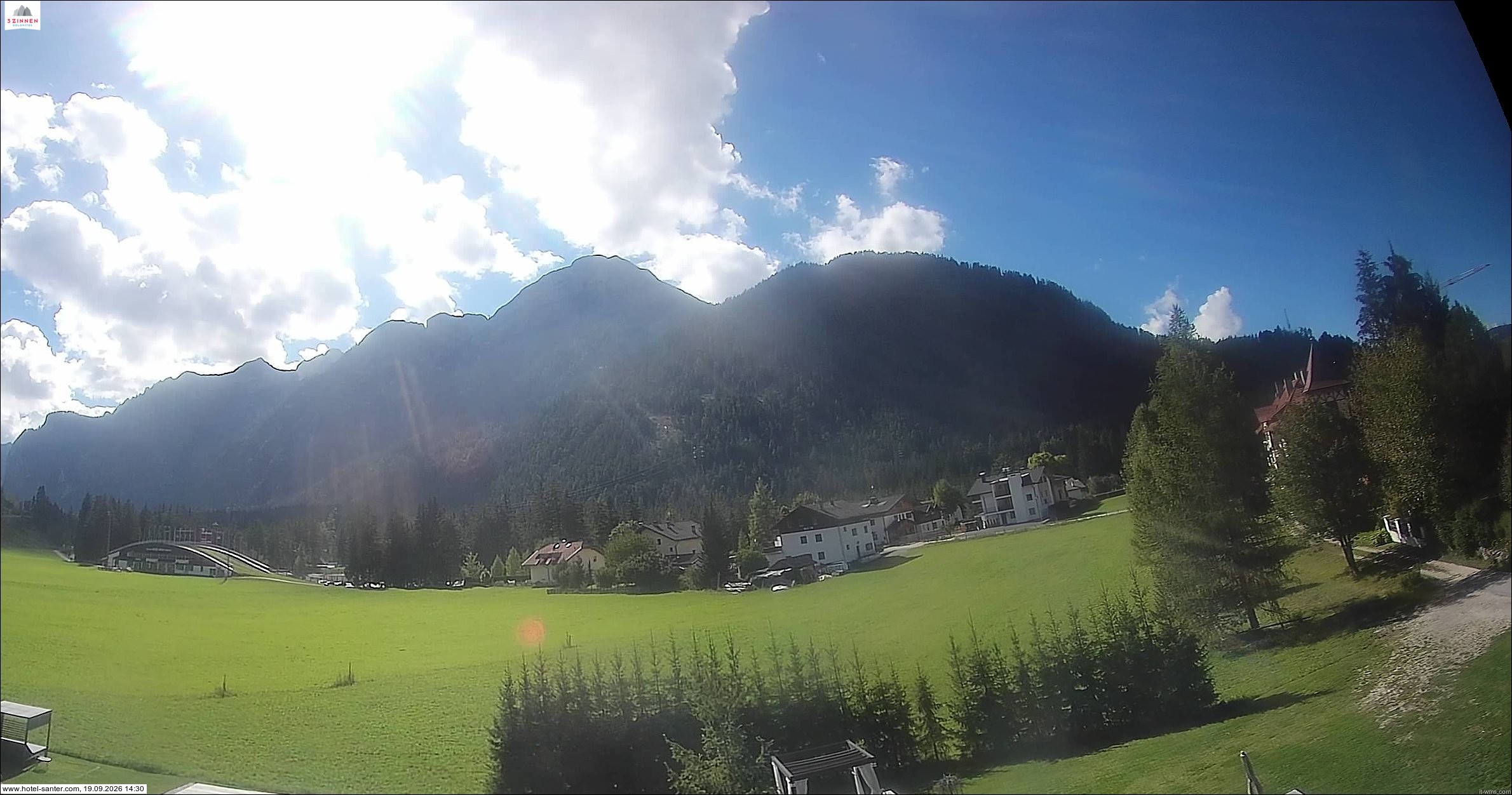 Archiv Foto Webcam Hotel Santer in Toblach