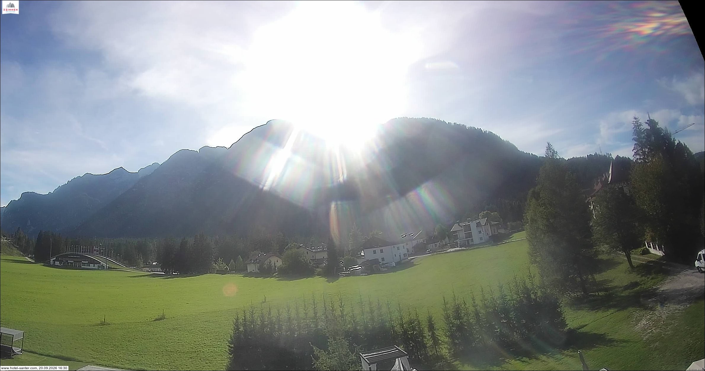 Archiv Foto Webcam Hotel Santer in Toblach