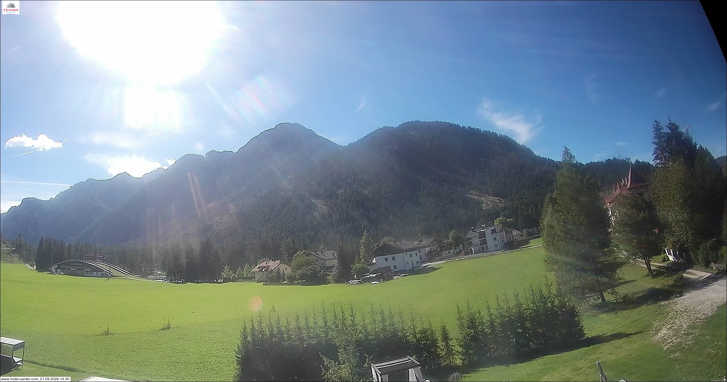 Archiv Foto Webcam Hotel Santer in Toblach