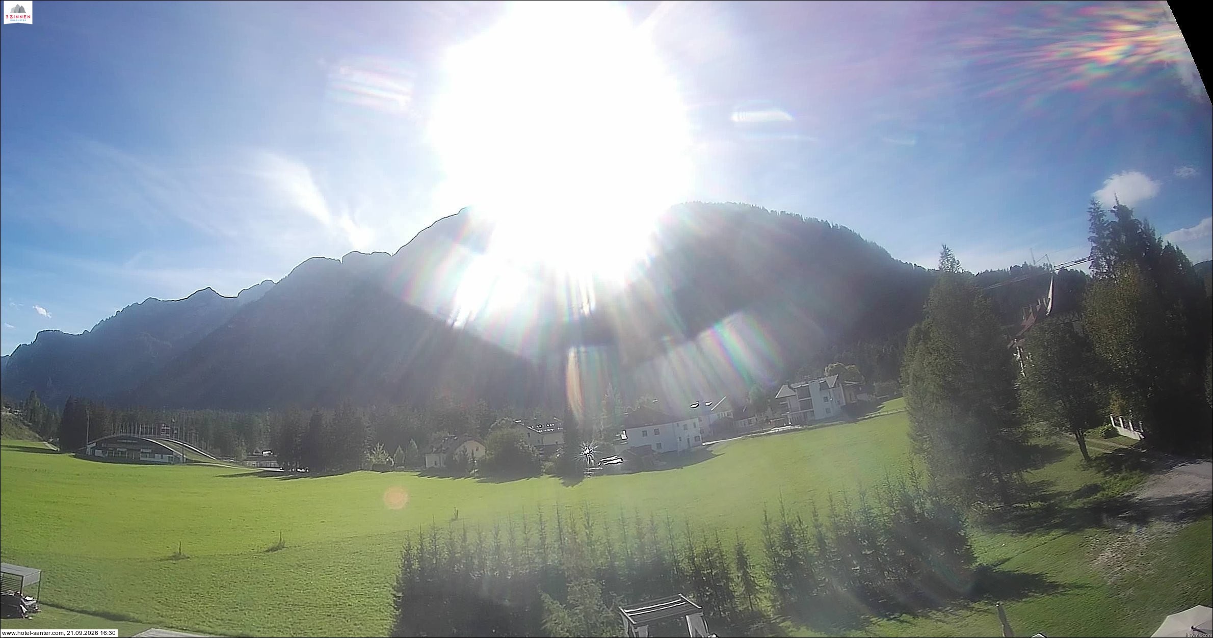 Archiv Foto Webcam Hotel Santer in Toblach