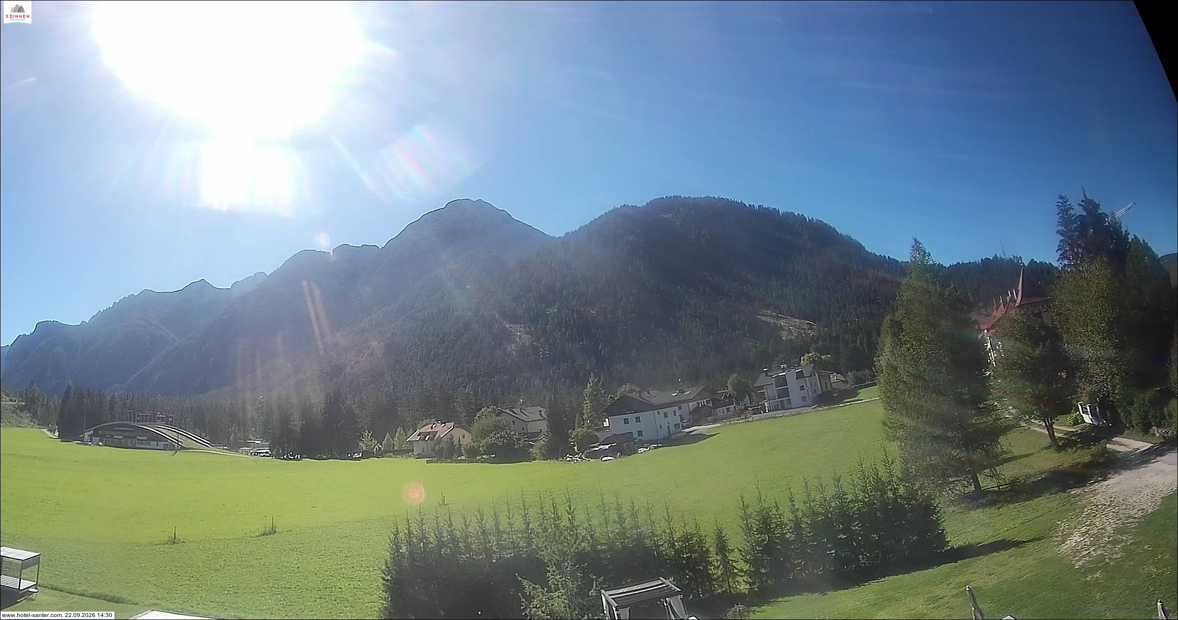 Archiv Foto Webcam Hotel Santer in Toblach