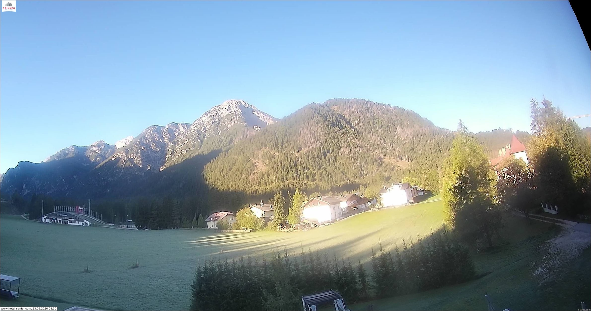Archiv Foto Webcam Hotel Santer in Toblach