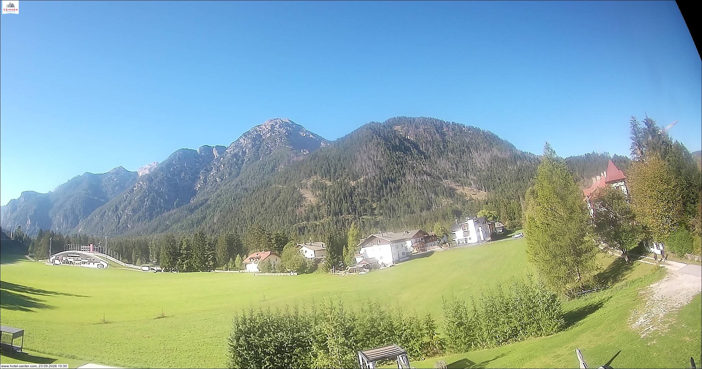 Archiv Foto Webcam Hotel Santer in Toblach