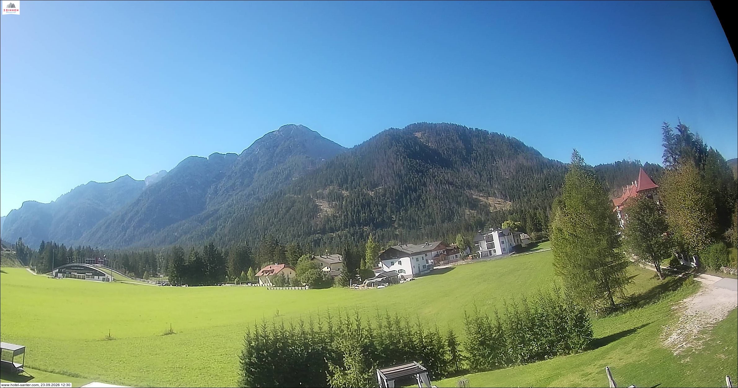 Archiv Foto Webcam Hotel Santer in Toblach