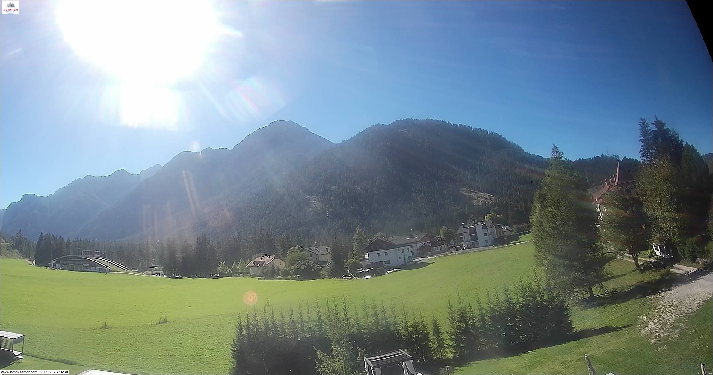 Archiv Foto Webcam Hotel Santer in Toblach