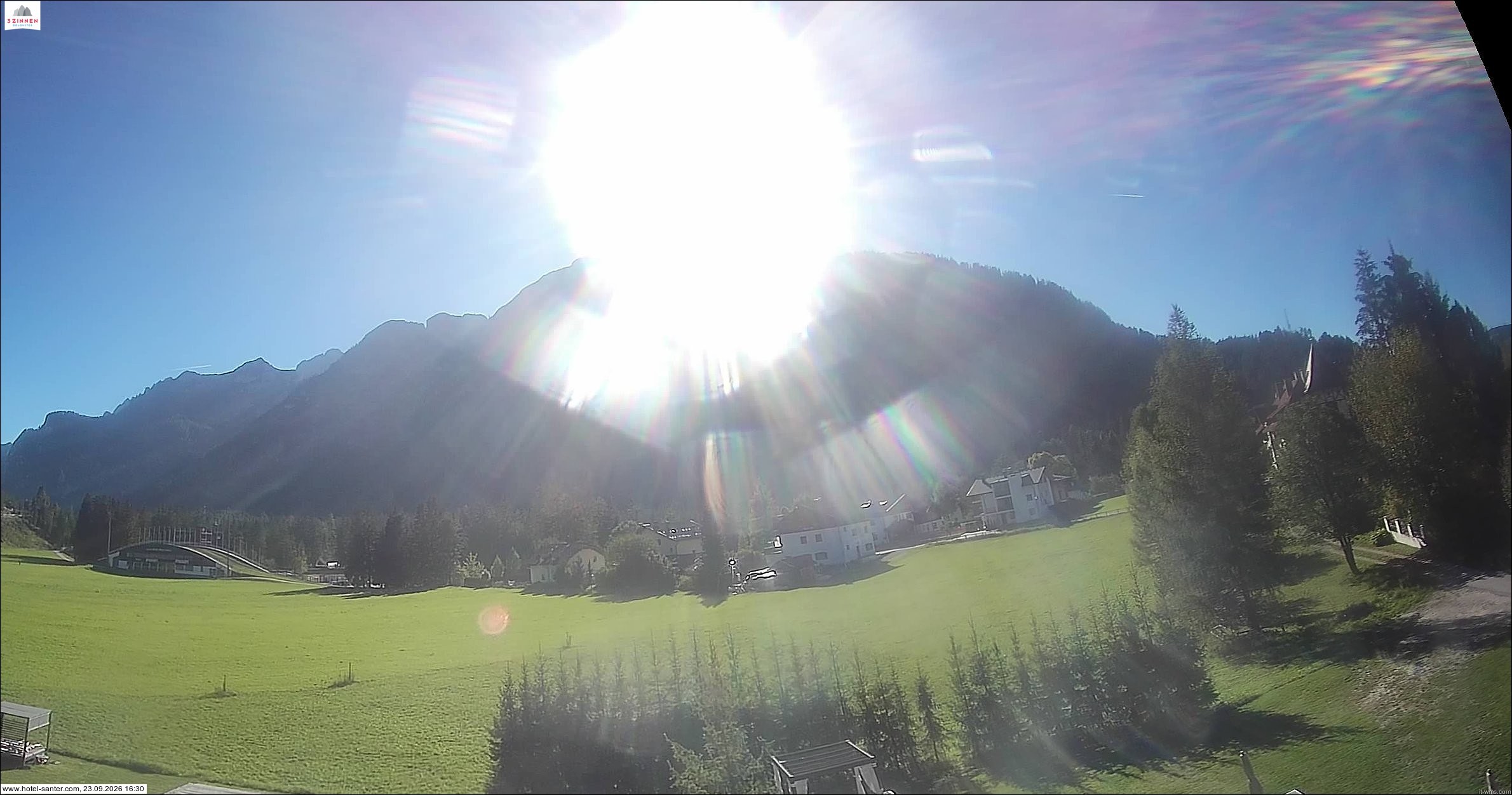 Archiv Foto Webcam Hotel Santer in Toblach