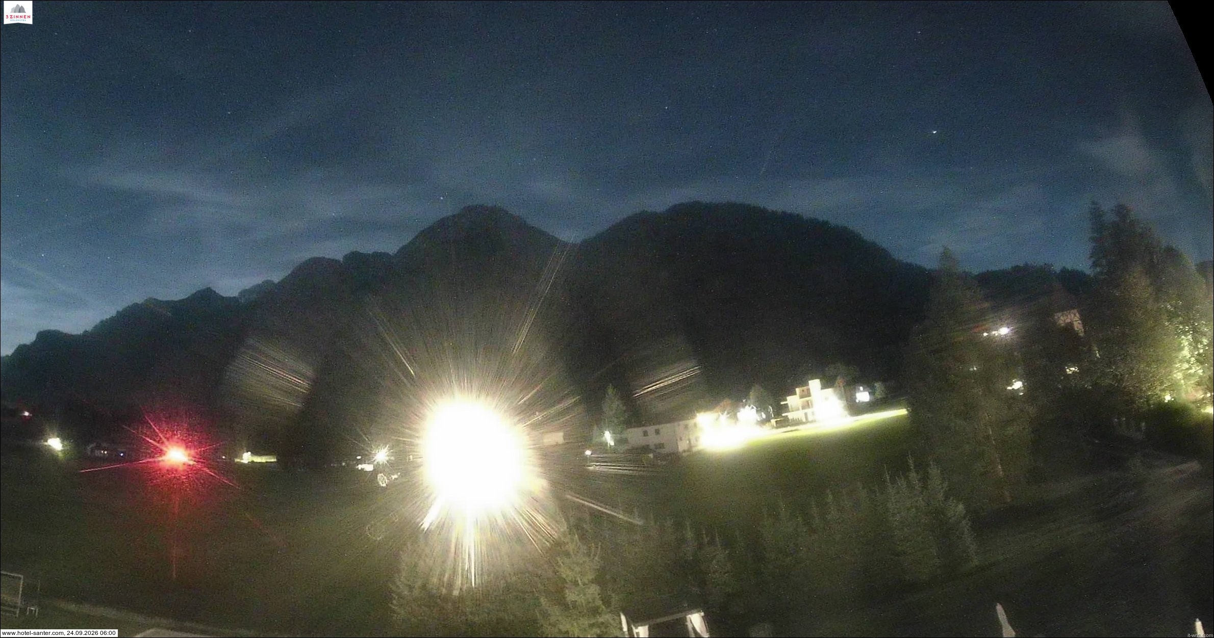 Archived image Webcam Hotel Santer in Toblach