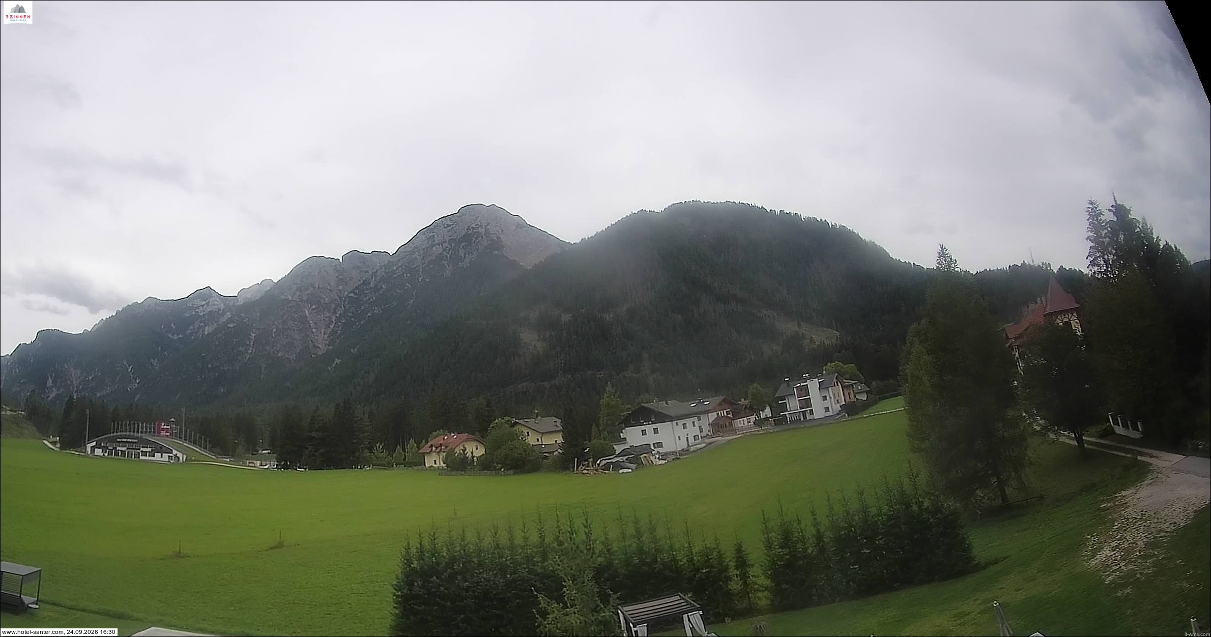 Archiv Foto Webcam Hotel Santer in Toblach