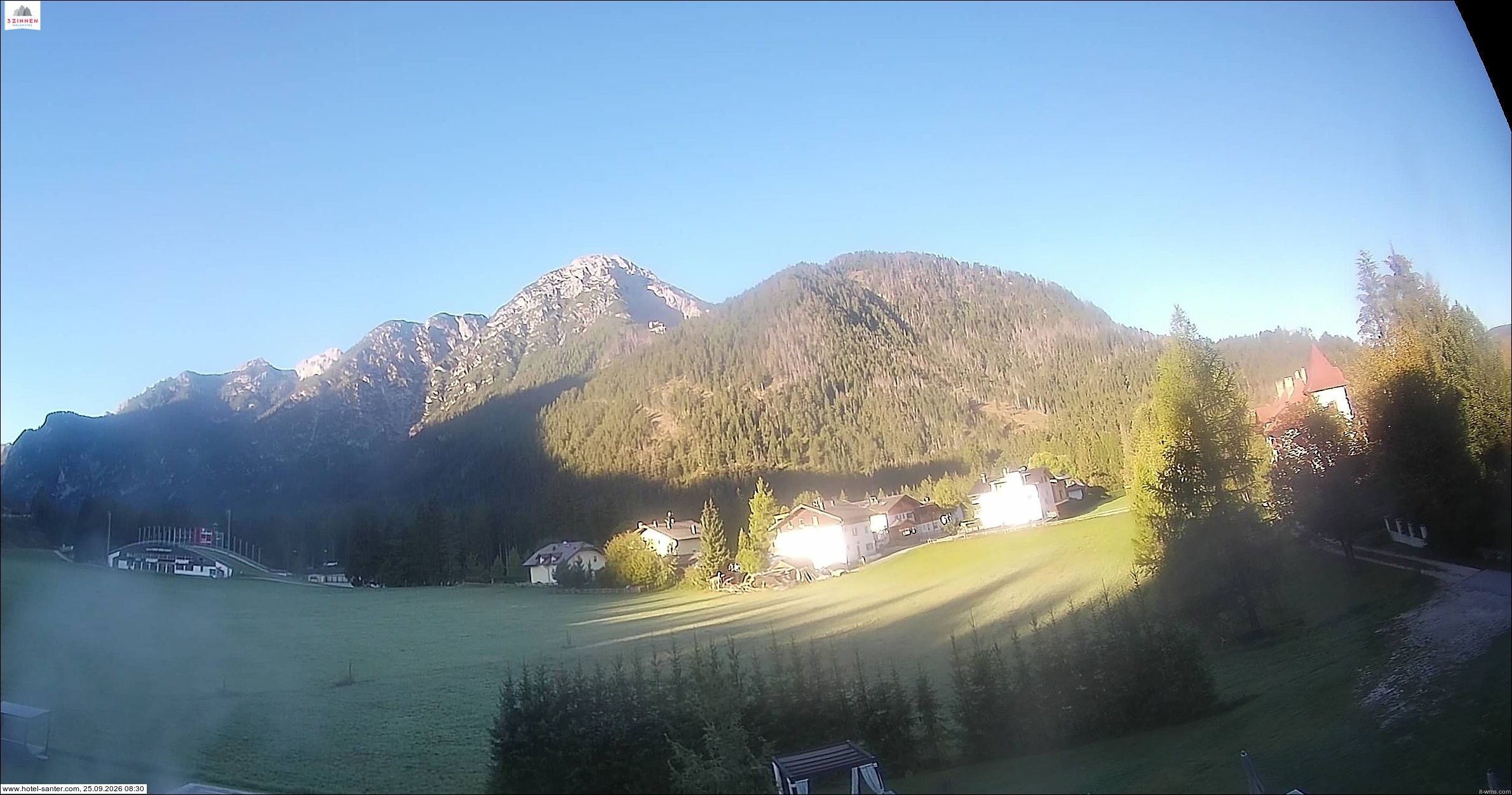 Archiv Foto Webcam Hotel Santer in Toblach