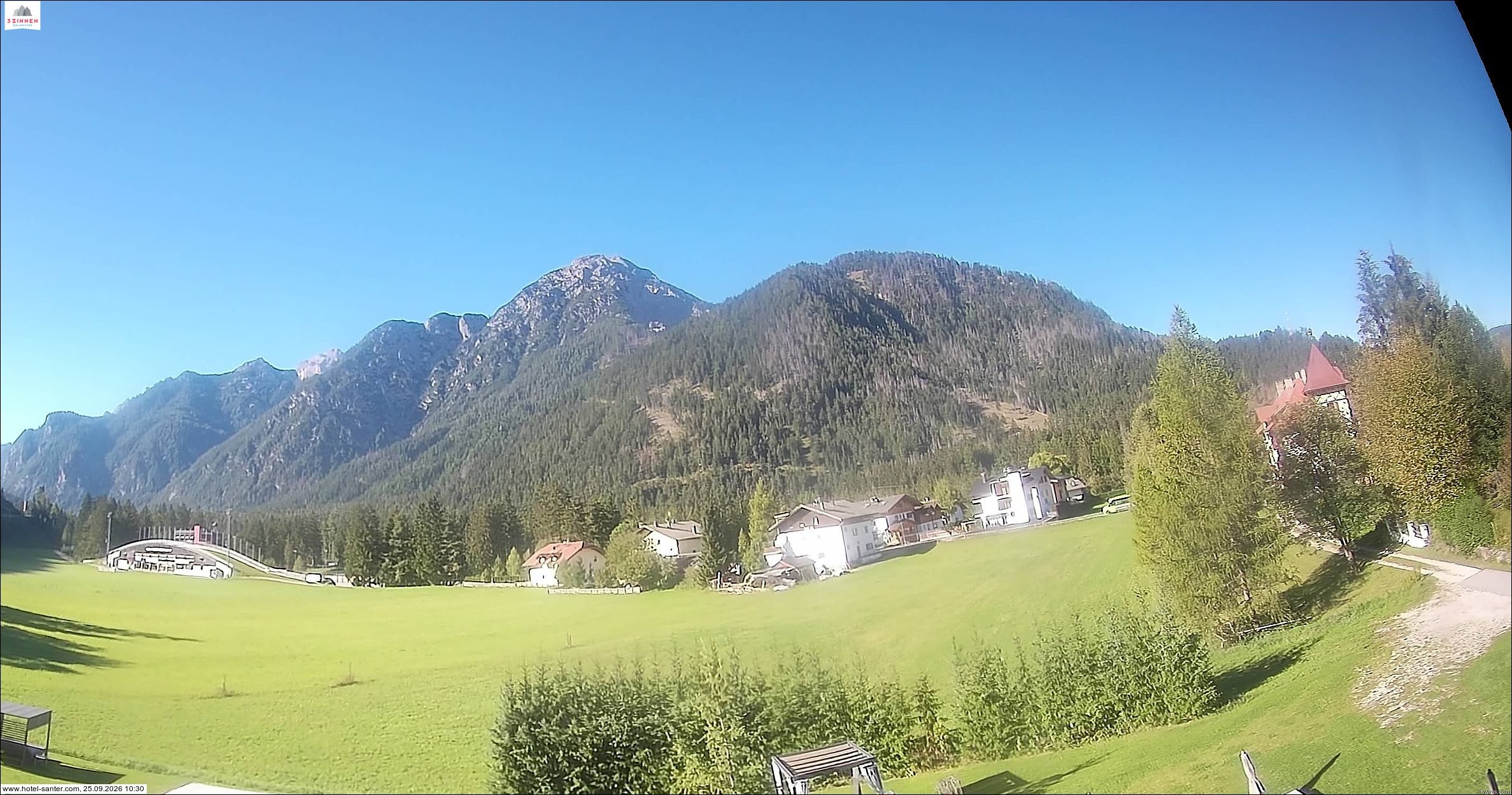 Archiv Foto Webcam Hotel Santer in Toblach