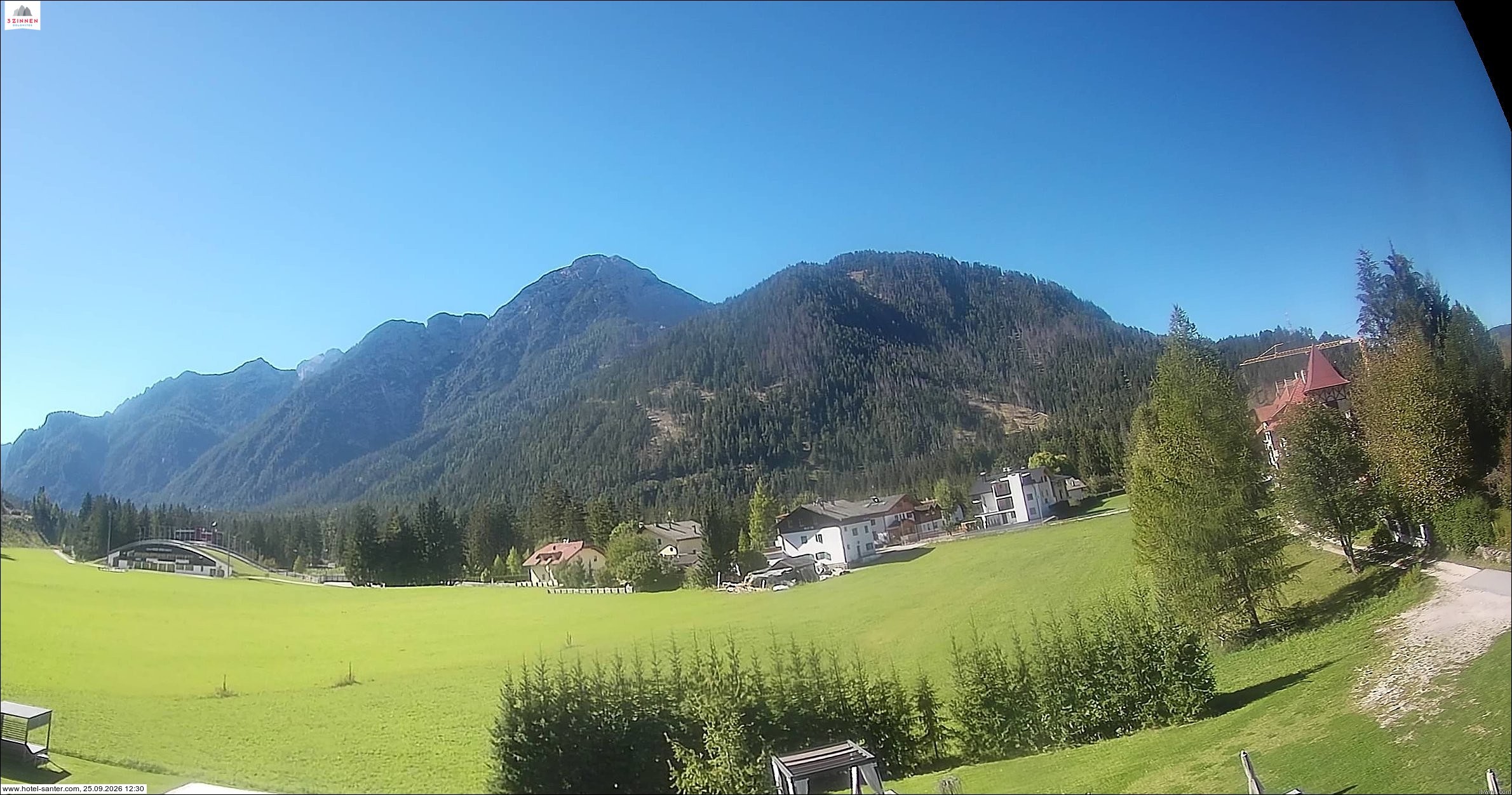 Archiv Foto Webcam Hotel Santer in Toblach