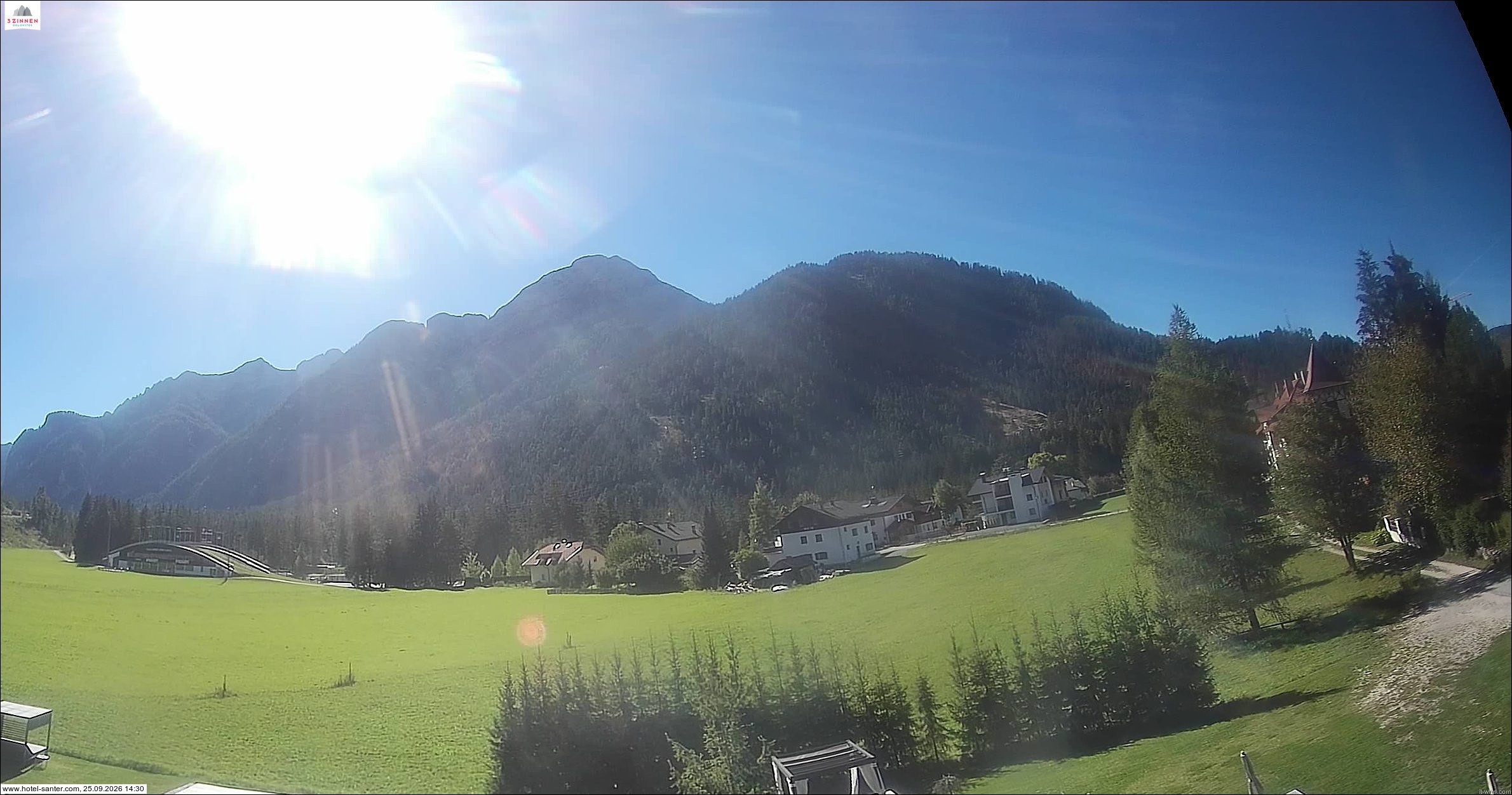 Archiv Foto Webcam Hotel Santer in Toblach