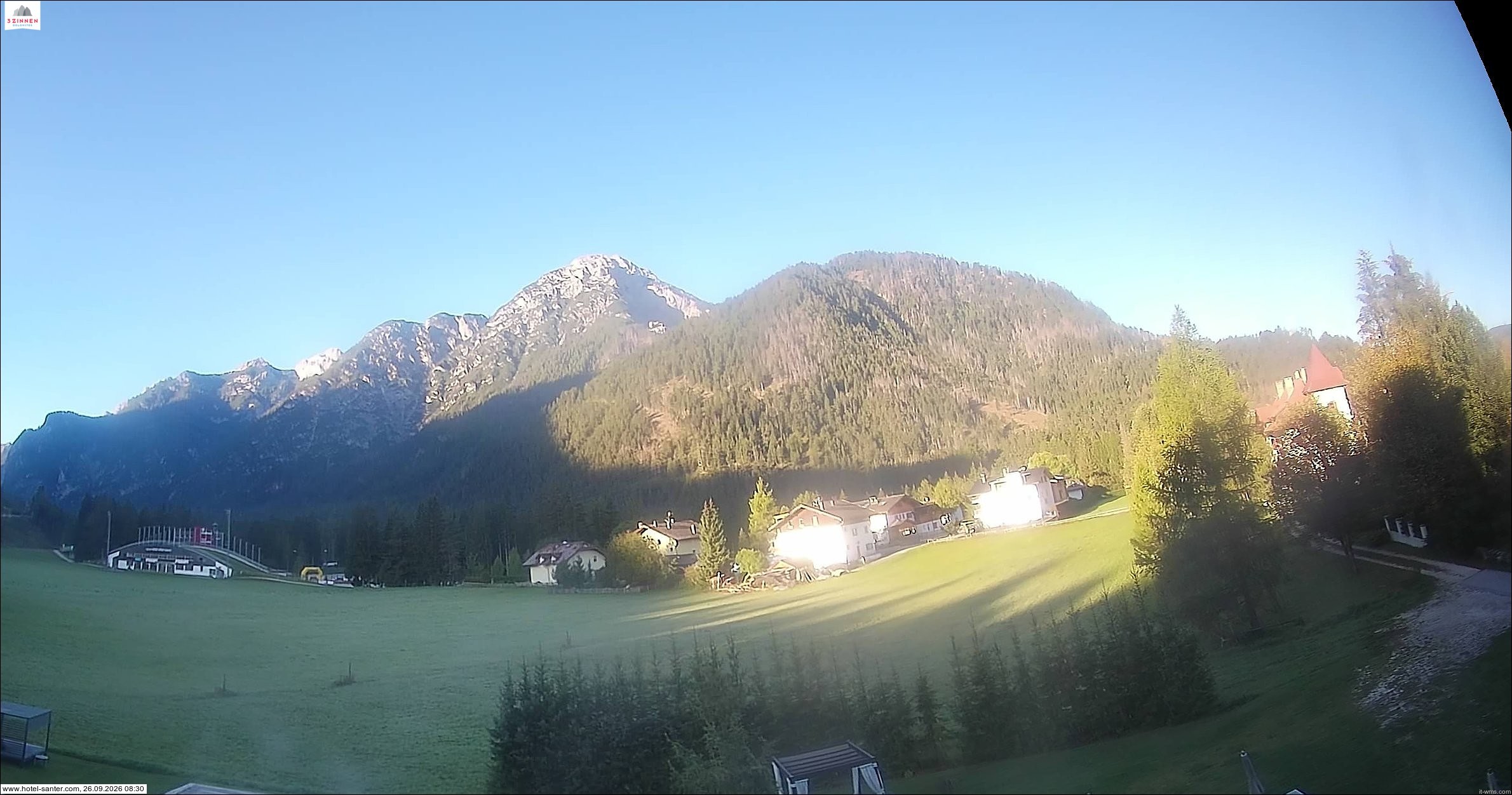 Archiv Foto Webcam Hotel Santer in Toblach