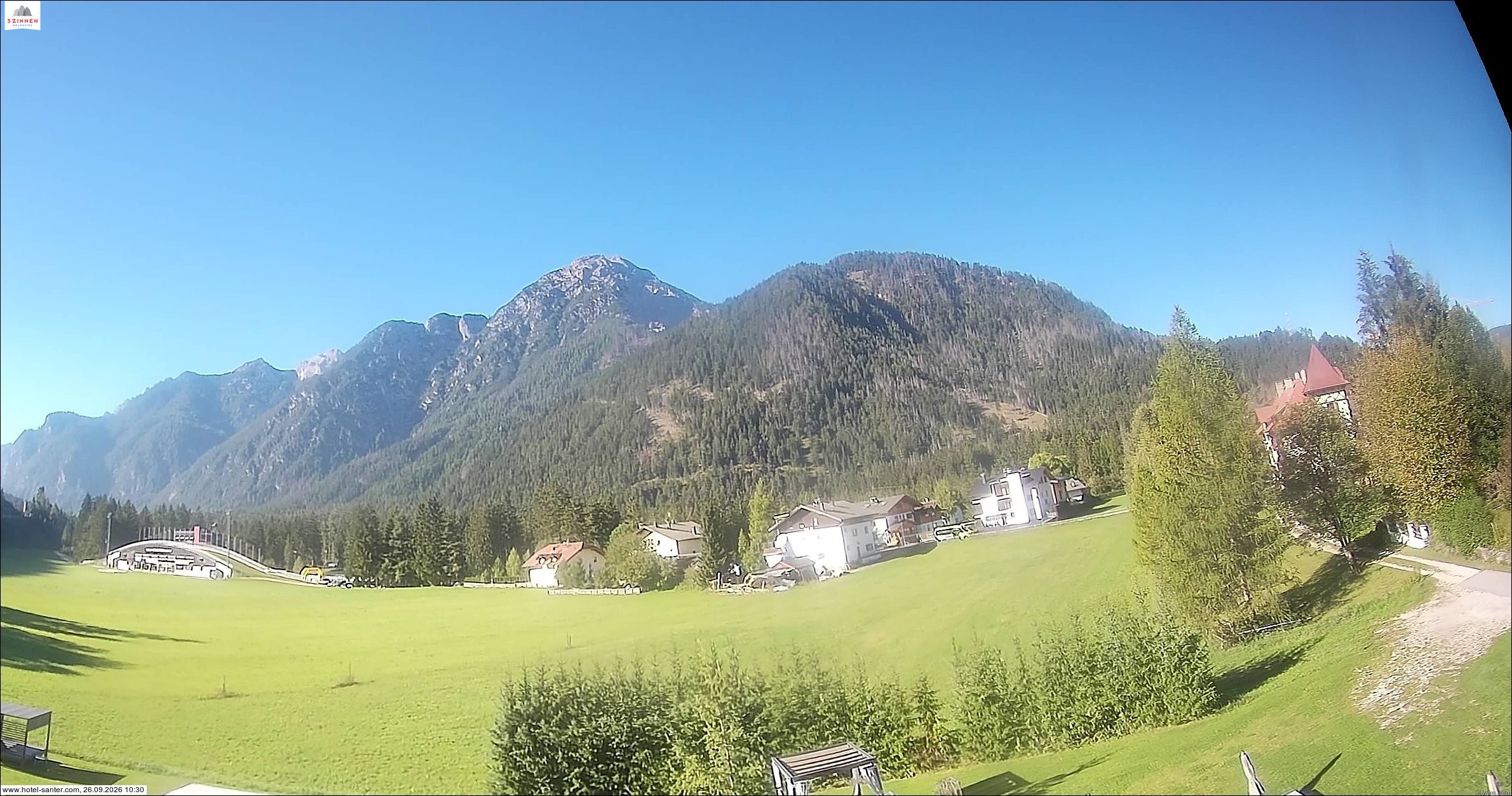 Archiv Foto Webcam Hotel Santer in Toblach