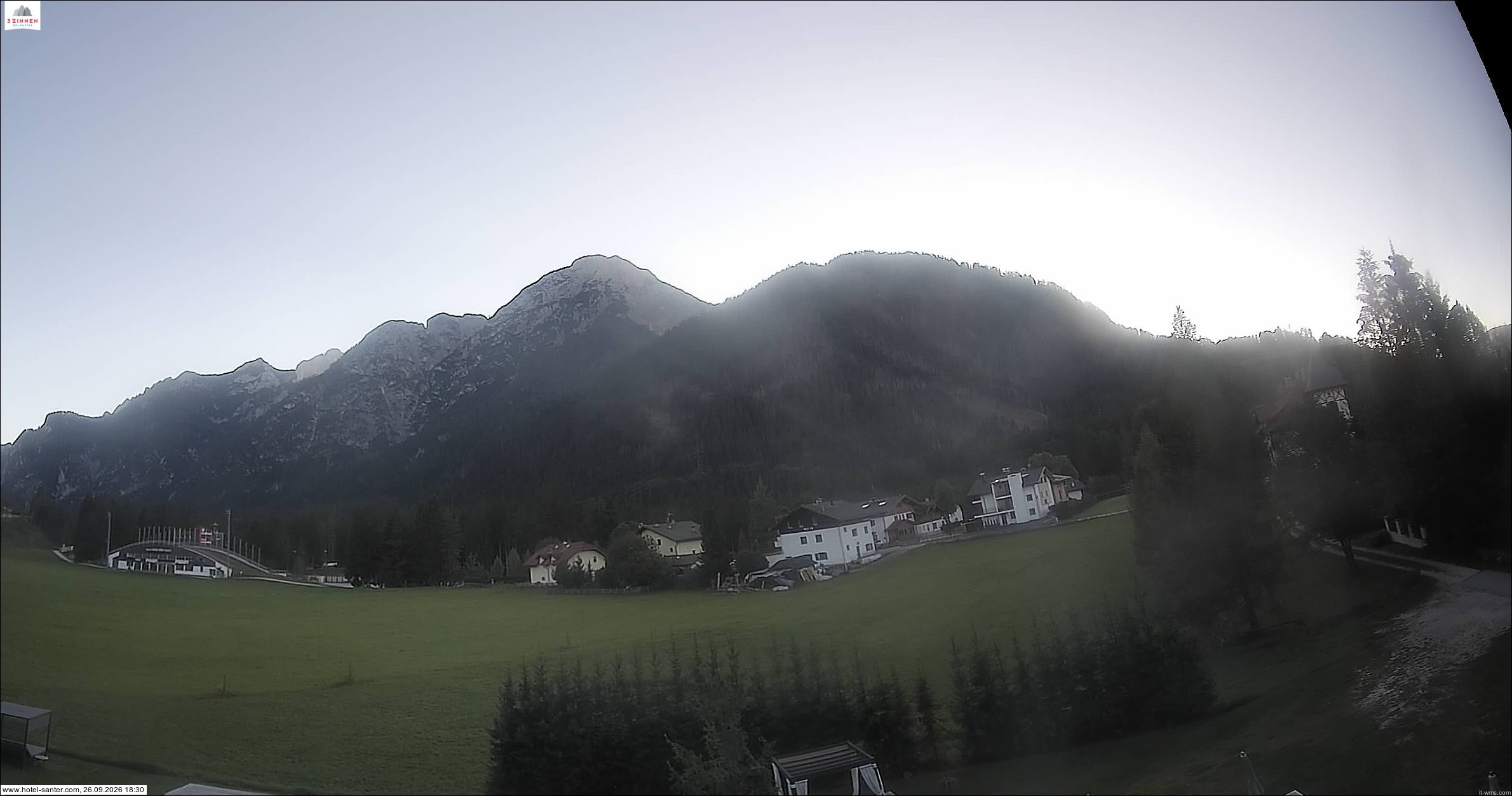 Archived image Webcam Hotel Santer in Toblach